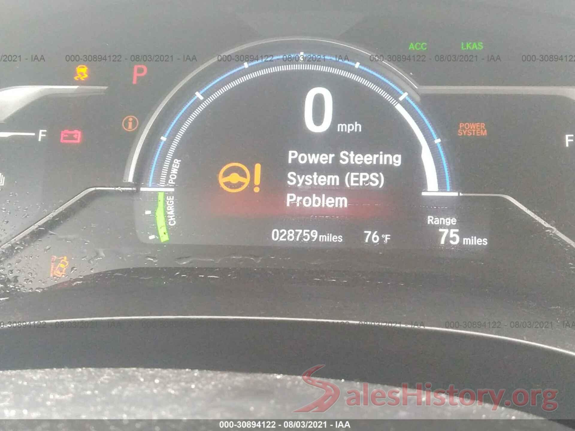 JHMZC5F19JC011329 2018 HONDA CLARITY PLUG-IN HYBRID