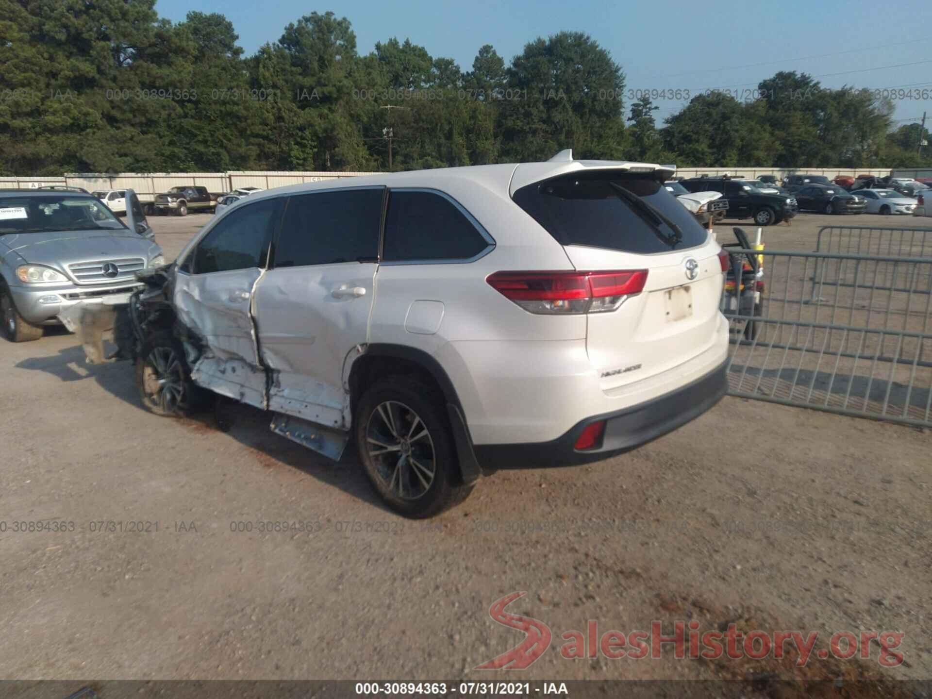 5TDZZRFH6HS216653 2017 TOYOTA HIGHLANDER