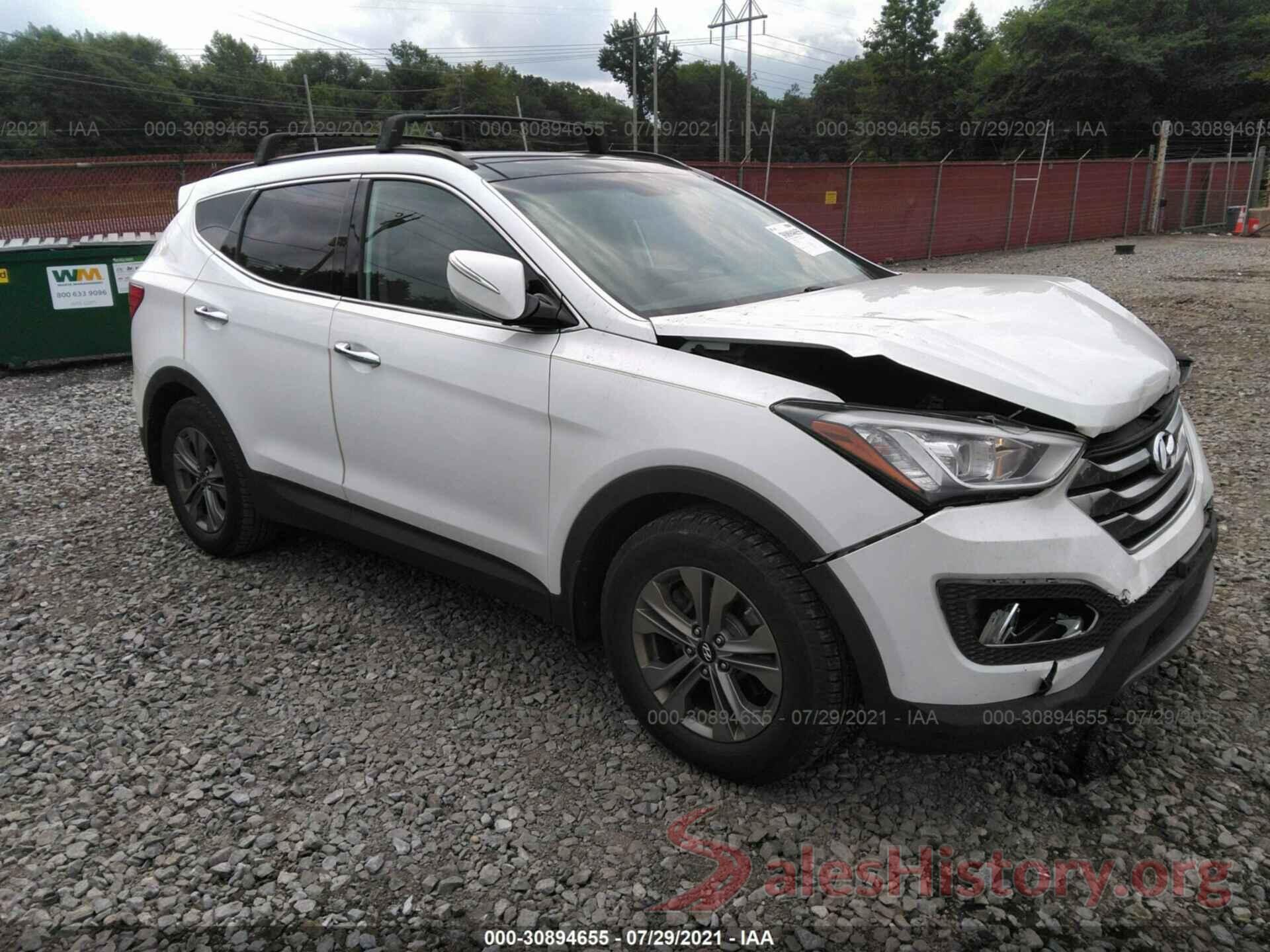 5XYZUDLBXGG332614 2016 HYUNDAI SANTA FE SPORT