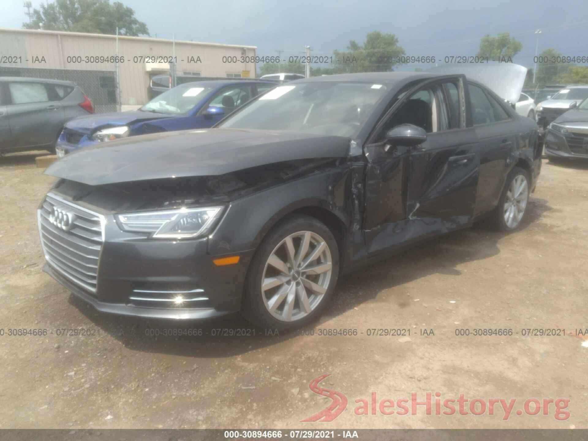 WAUANAF48HN008137 2017 AUDI A4