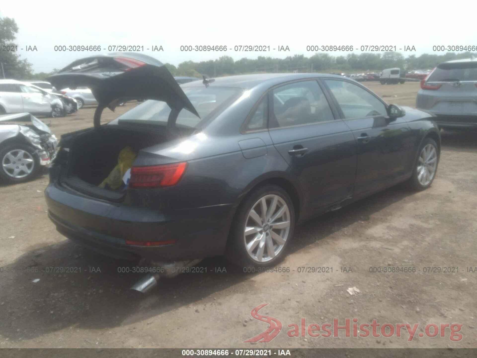 WAUANAF48HN008137 2017 AUDI A4