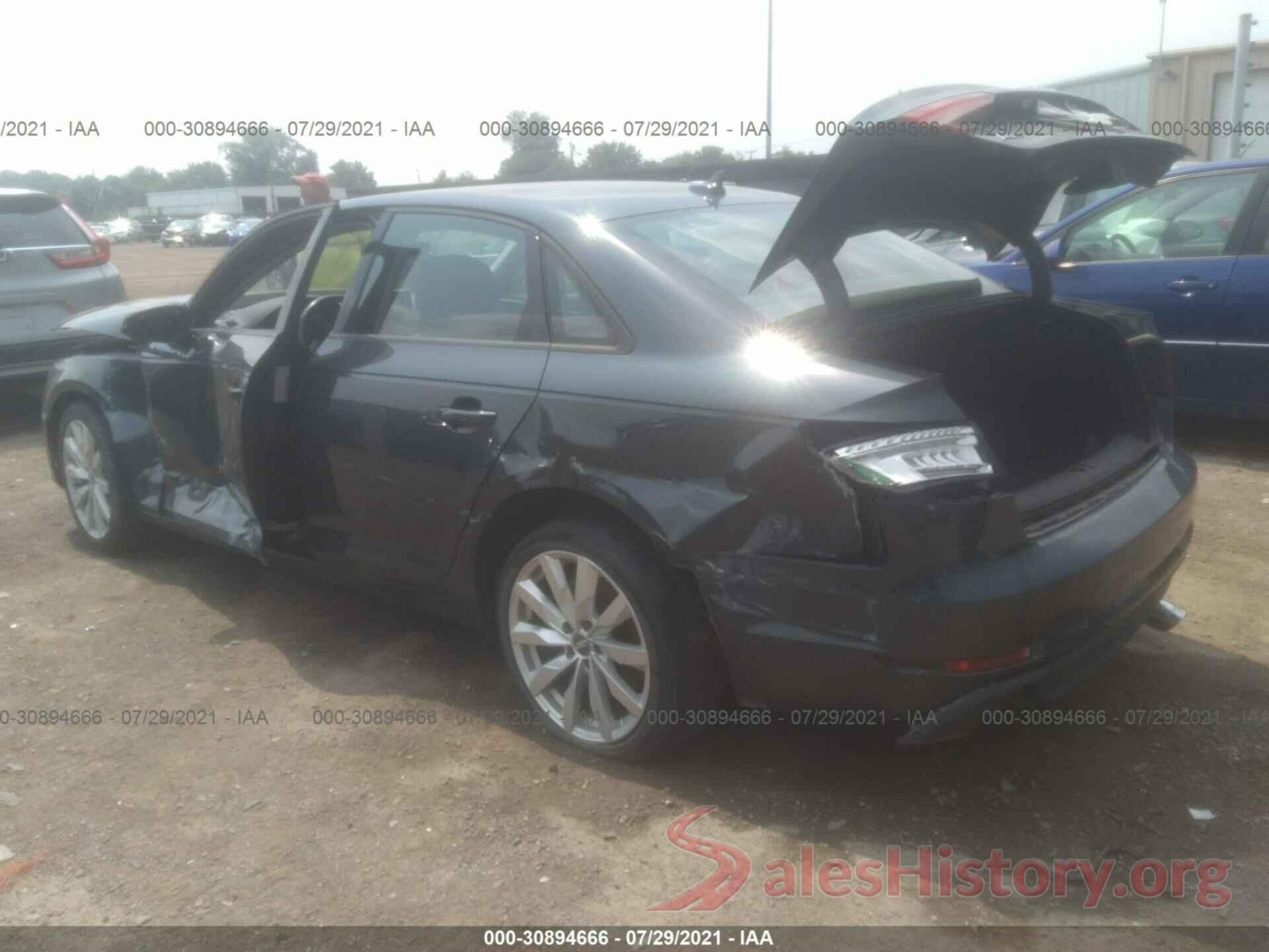 WAUANAF48HN008137 2017 AUDI A4