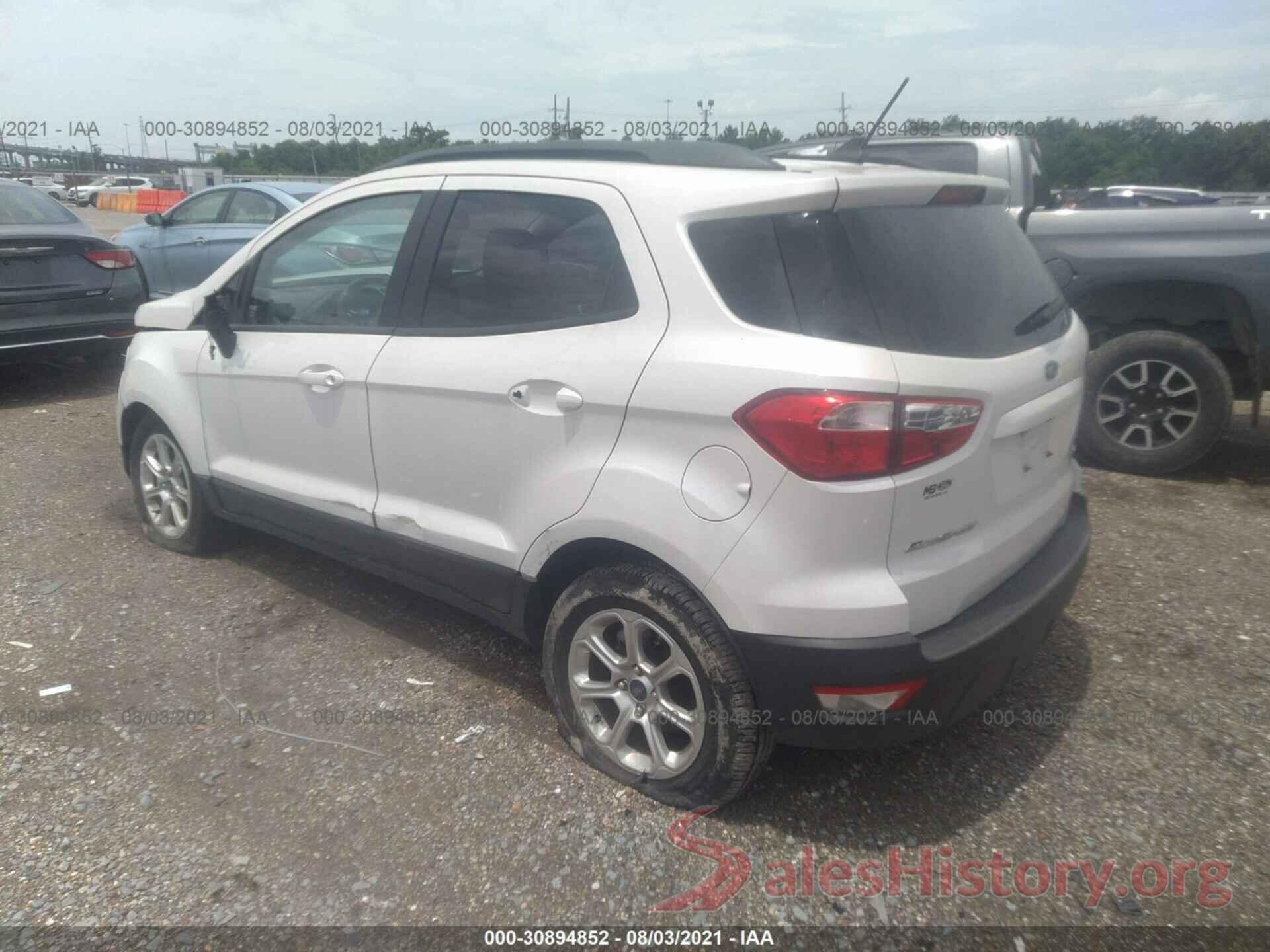 MAJ3S2GE7KC288000 2019 FORD ECOSPORT