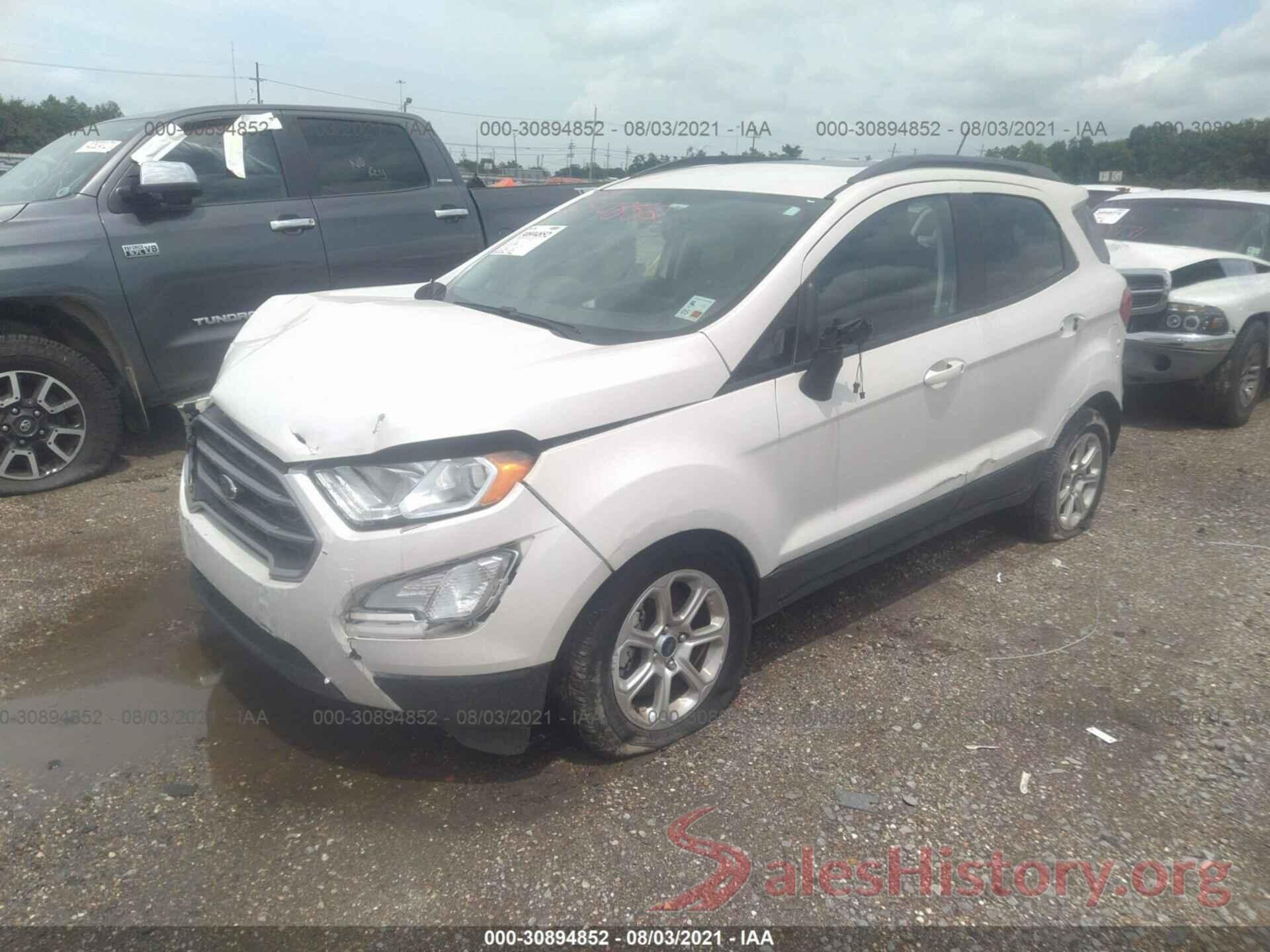 MAJ3S2GE7KC288000 2019 FORD ECOSPORT