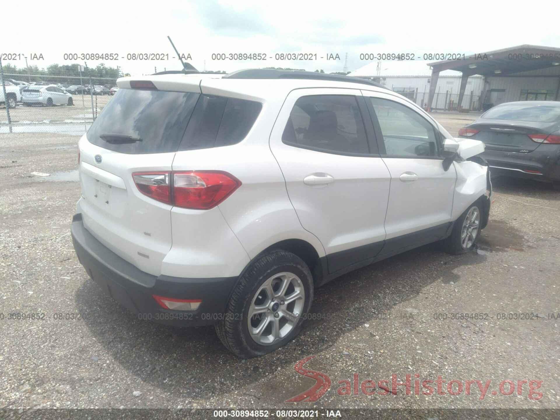 MAJ3S2GE7KC288000 2019 FORD ECOSPORT