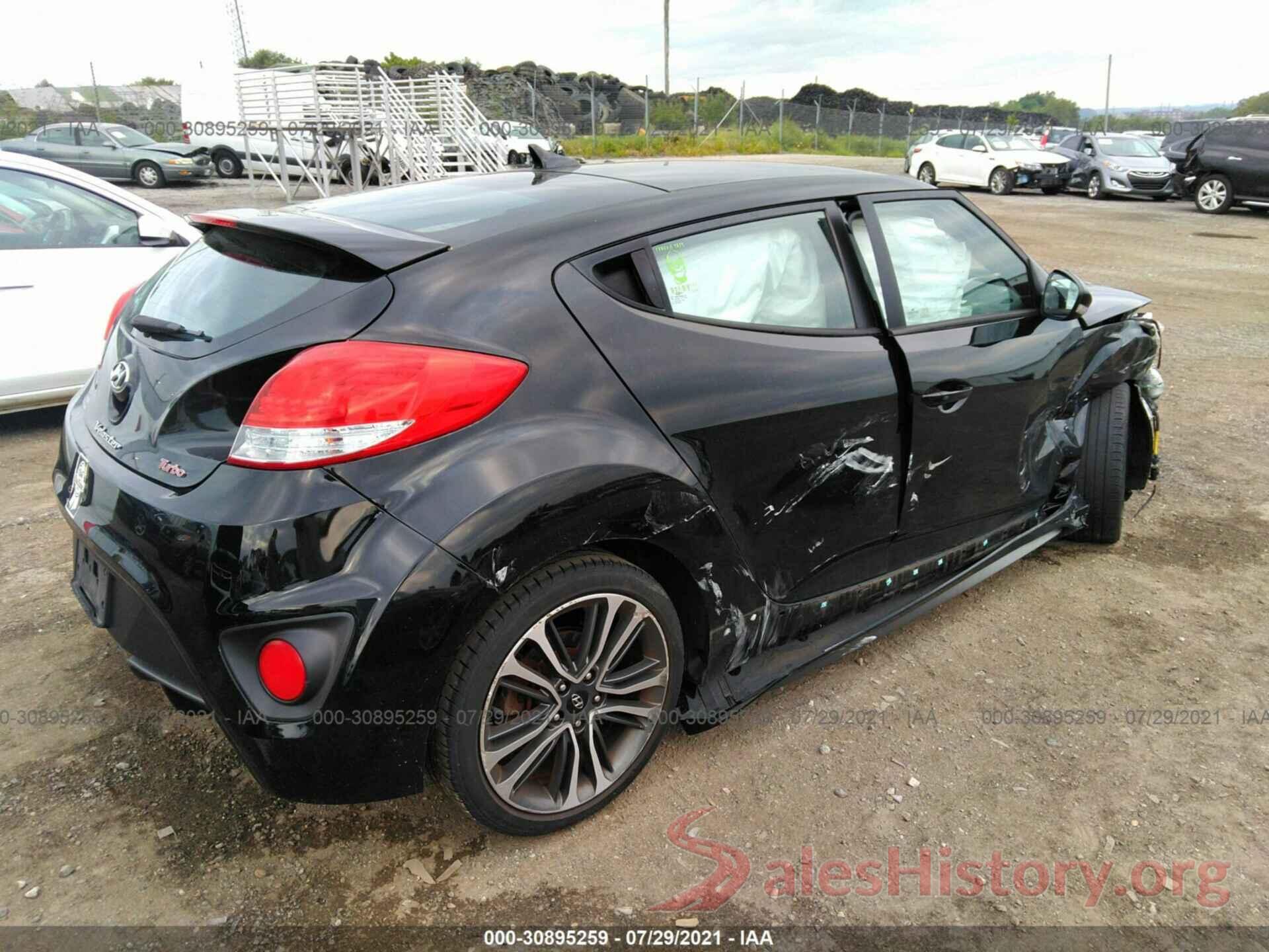 KMHTC6AE8GU265331 2016 HYUNDAI VELOSTER