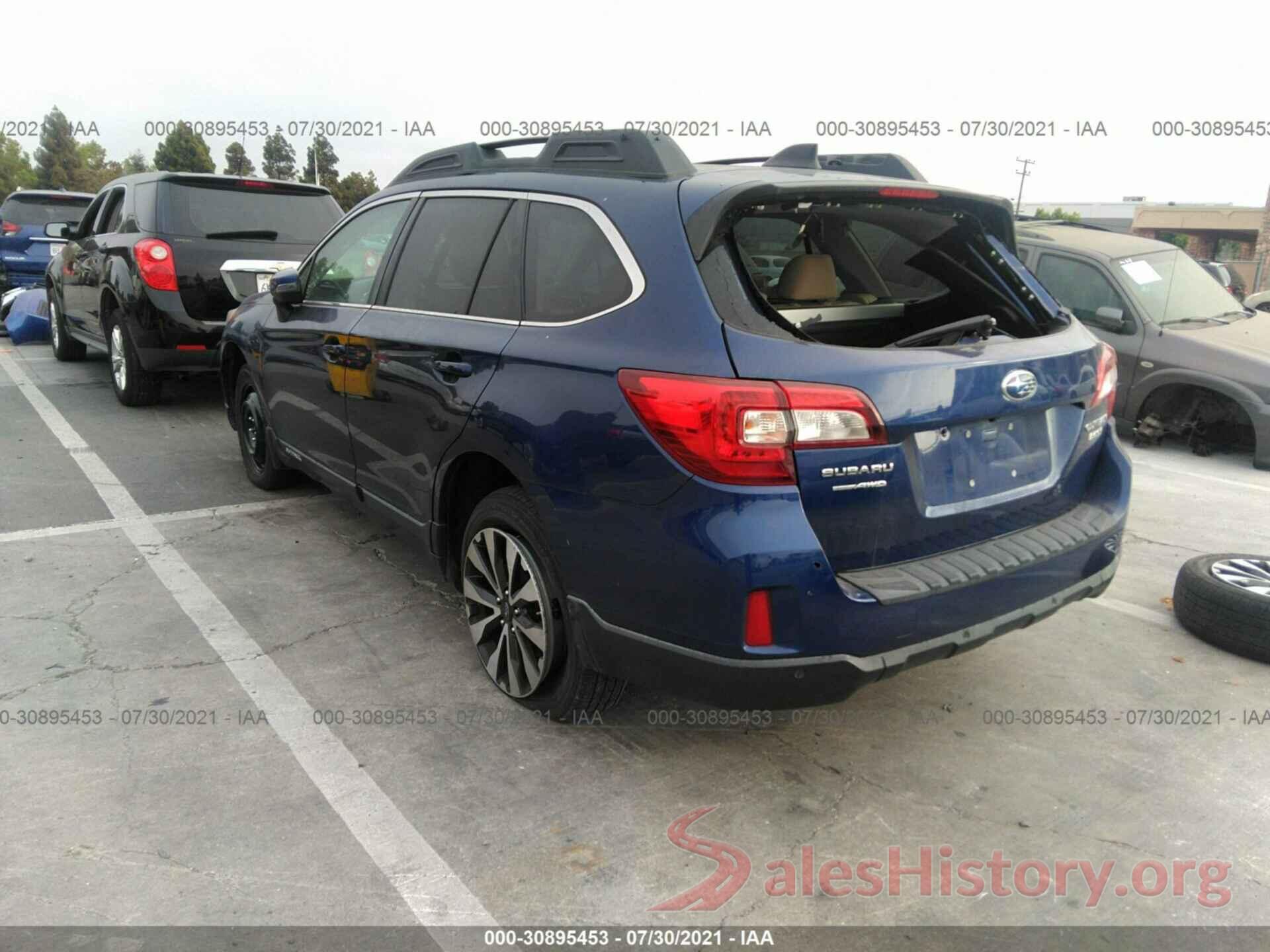 4S4BSANC8H3320345 2017 SUBARU OUTBACK