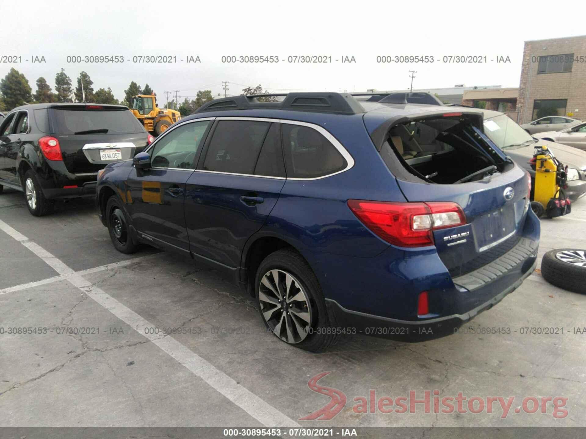 4S4BSANC8H3320345 2017 SUBARU OUTBACK