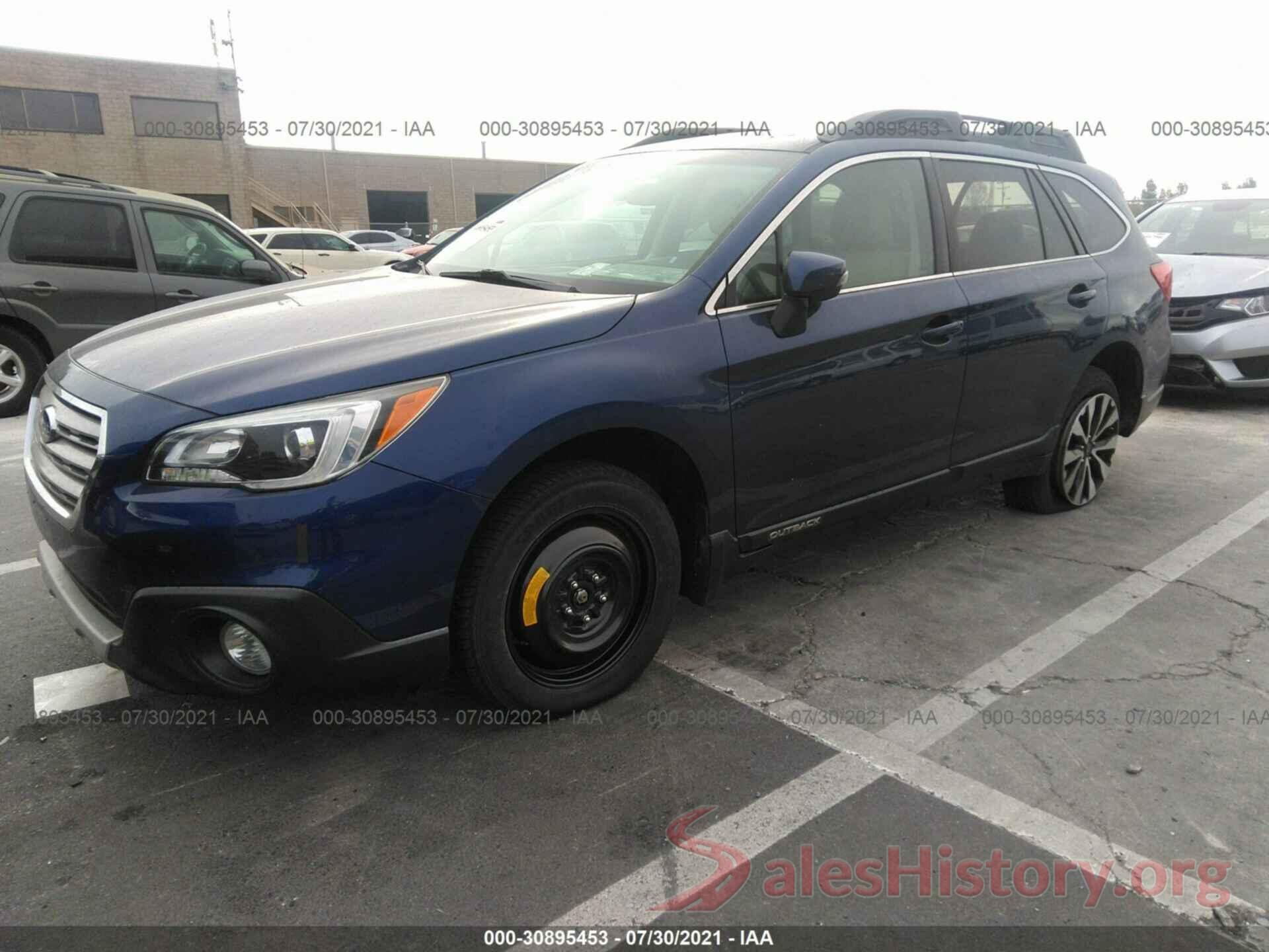 4S4BSANC8H3320345 2017 SUBARU OUTBACK