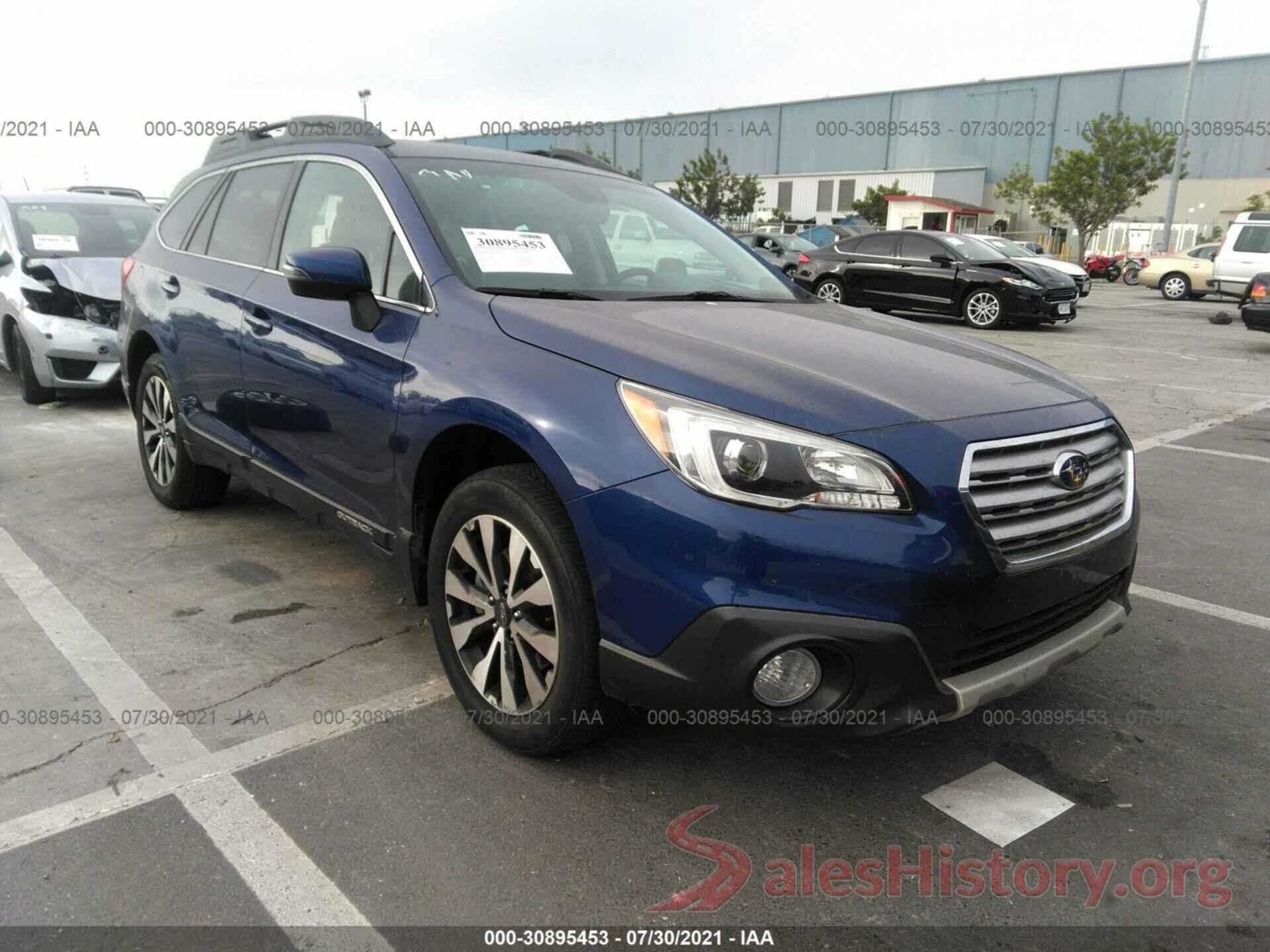 4S4BSANC8H3320345 2017 SUBARU OUTBACK