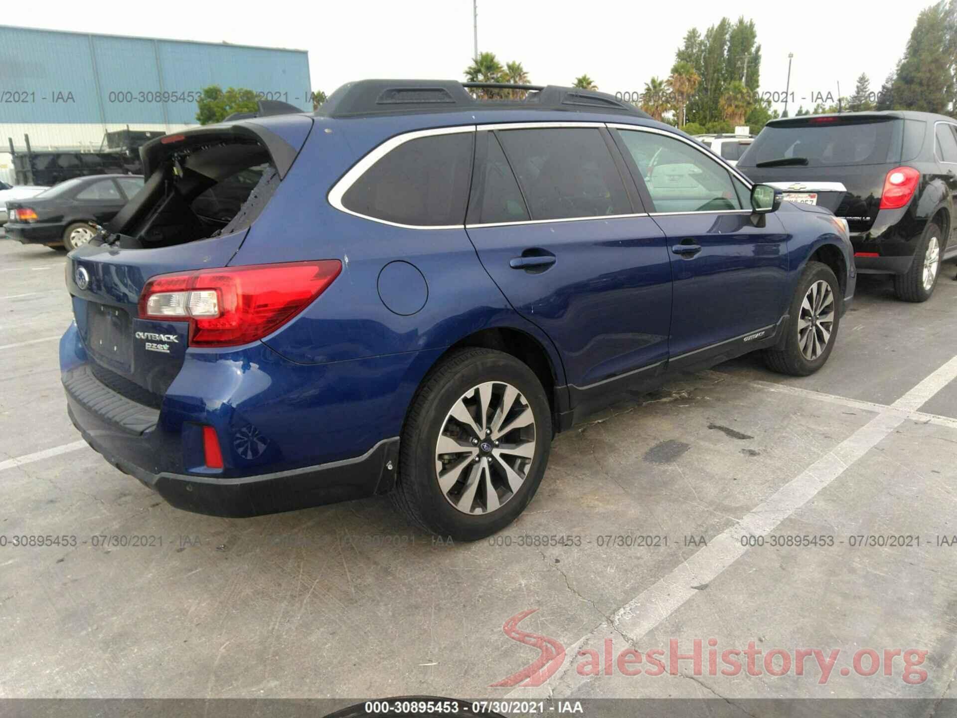 4S4BSANC8H3320345 2017 SUBARU OUTBACK