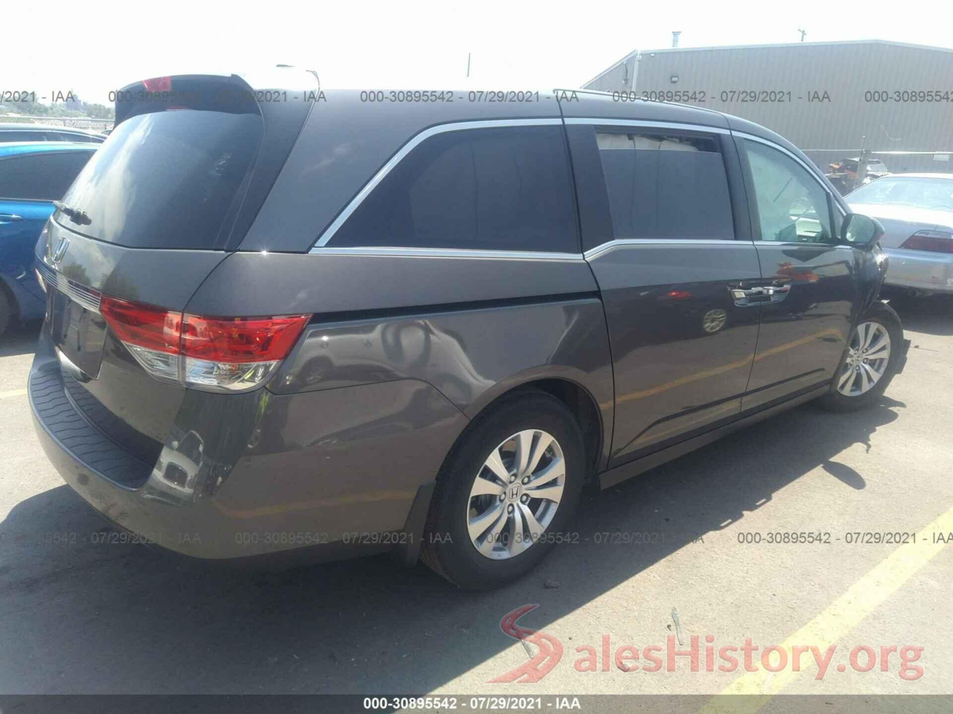 5FNRL5H60GB016196 2016 HONDA ODYSSEY