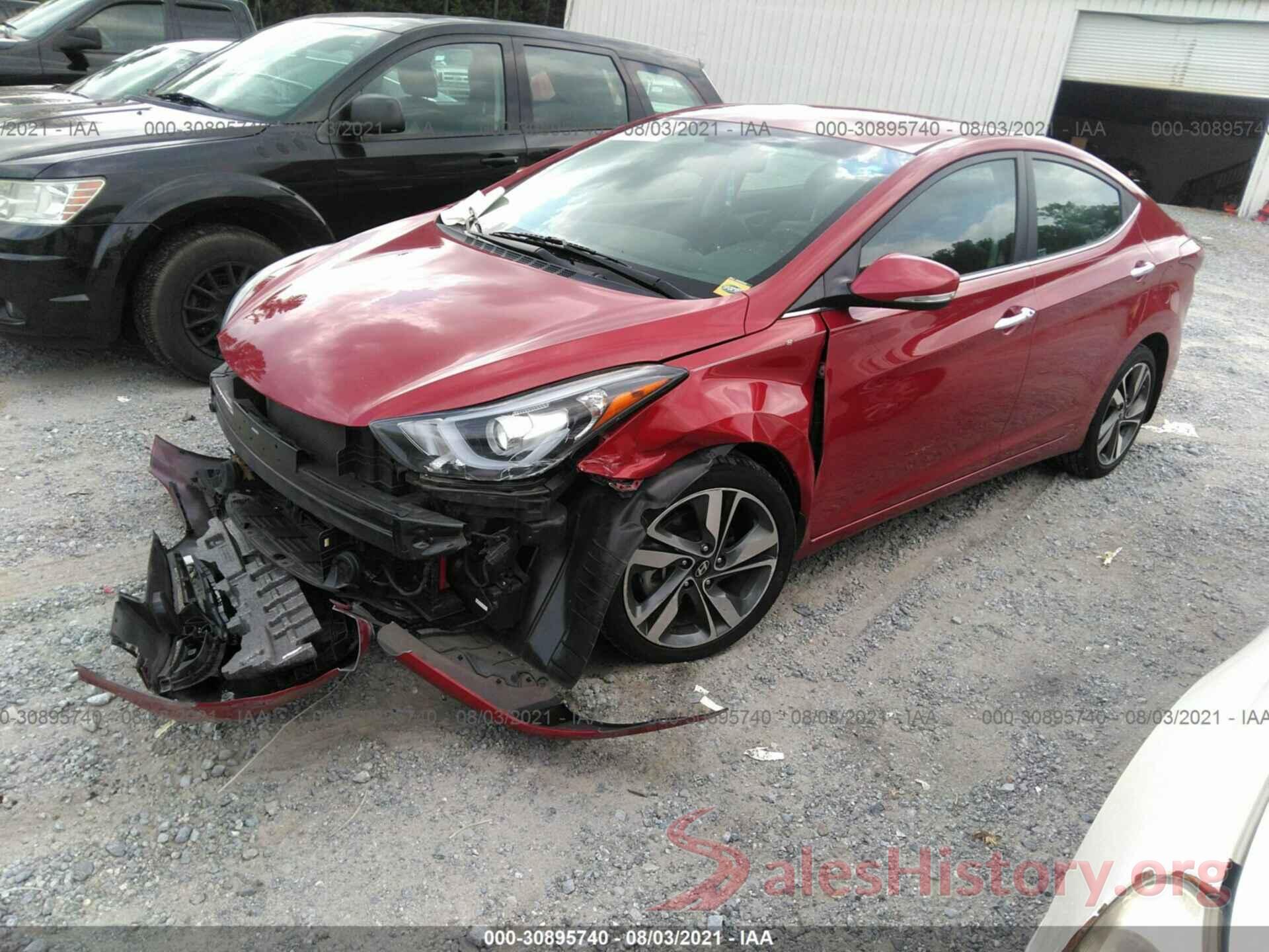 KMHDH4AE8GU599014 2016 HYUNDAI ELANTRA