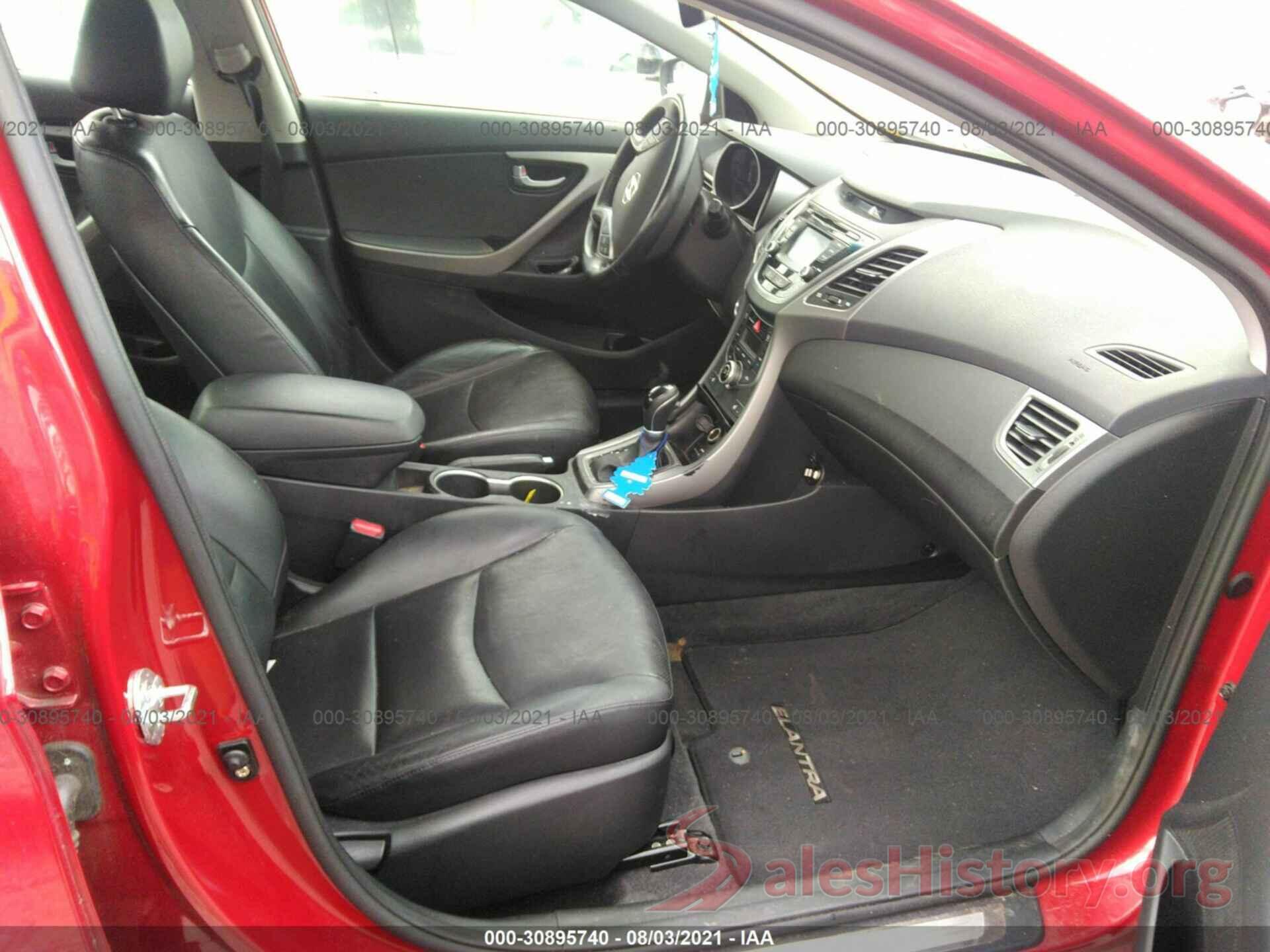 KMHDH4AE8GU599014 2016 HYUNDAI ELANTRA