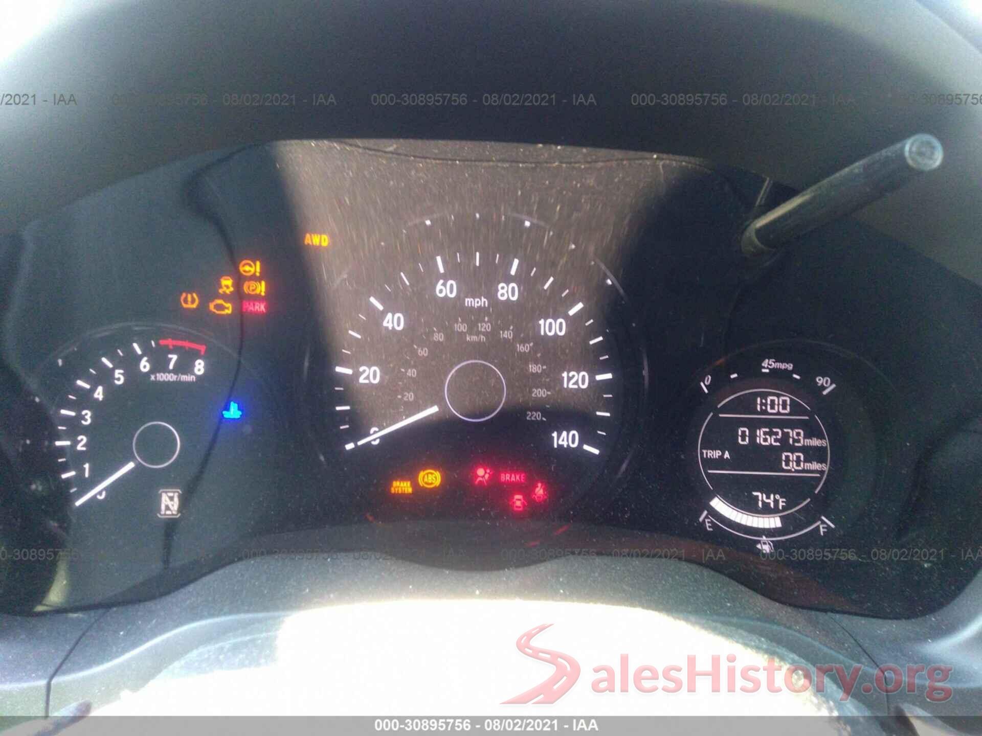 3CZRU6H33KG717790 2019 HONDA HR-V