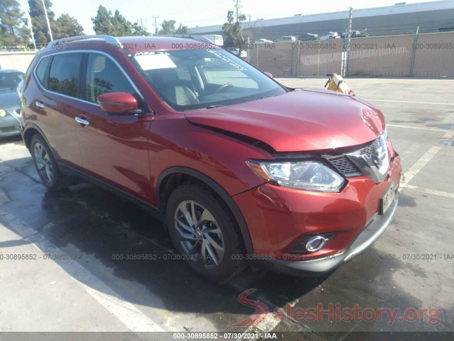 KNMAT2MT1GP714507 2016 NISSAN ROGUE