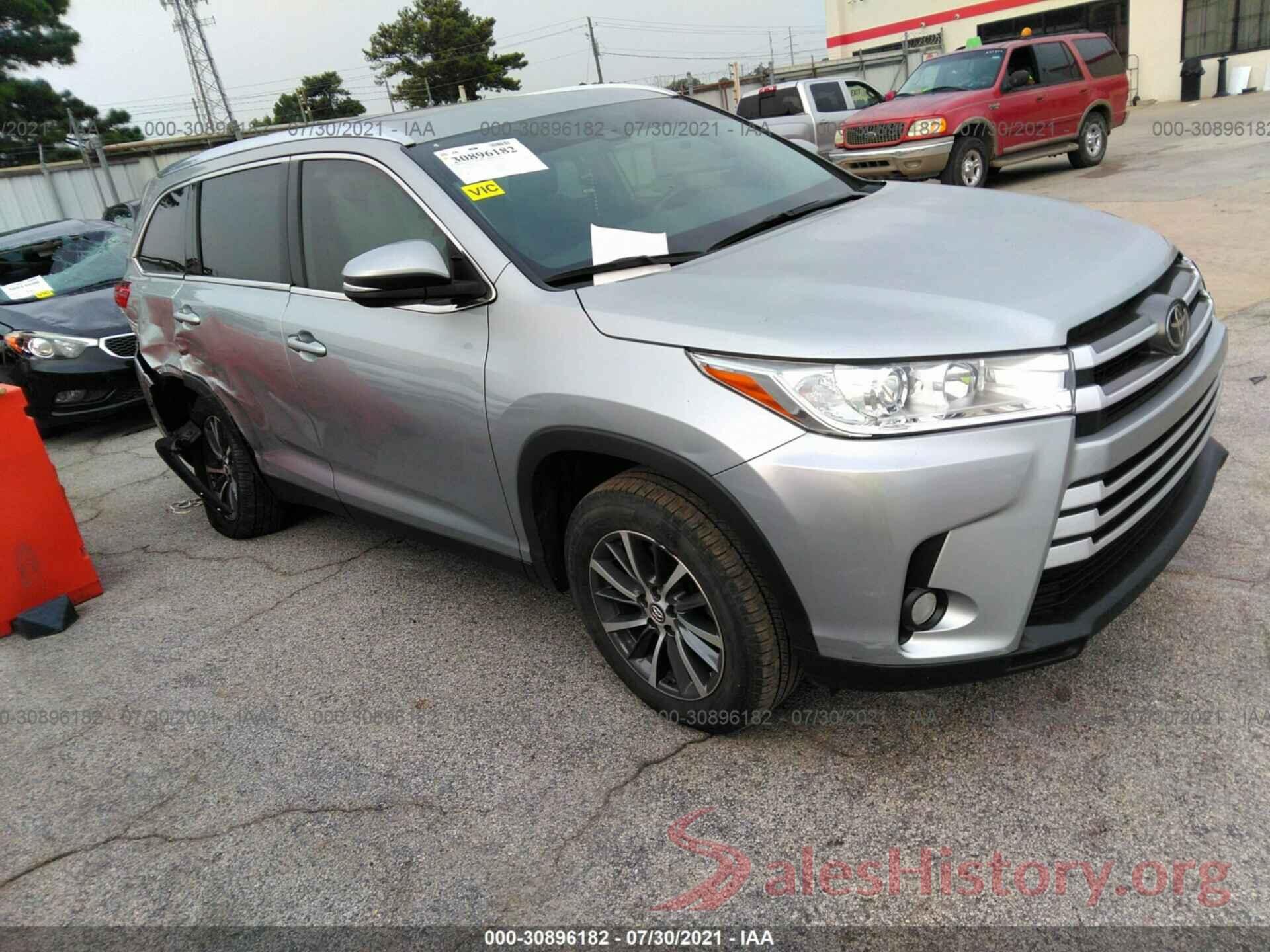 5TDKZRFH2KS573367 2019 TOYOTA HIGHLANDER