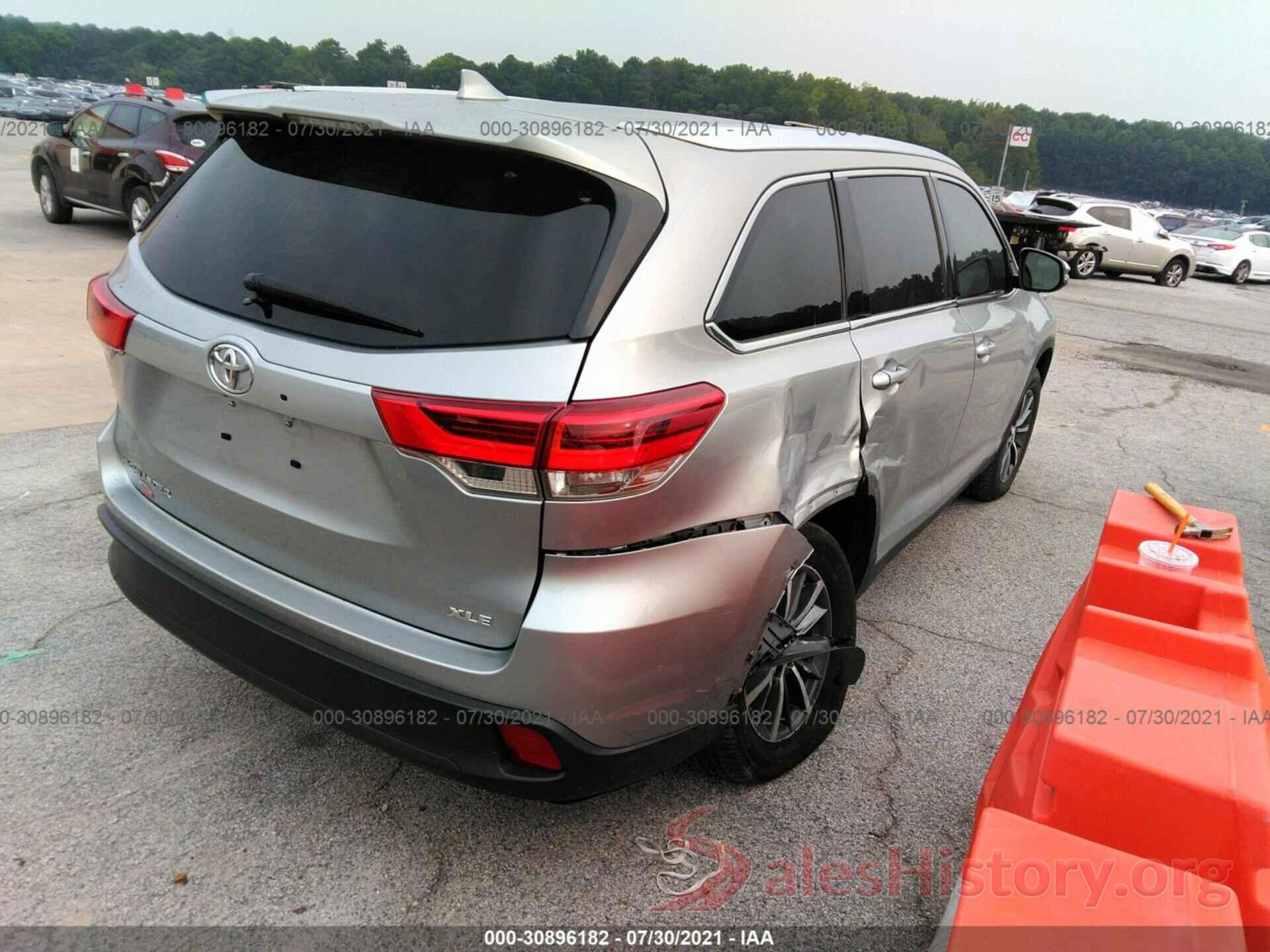 5TDKZRFH2KS573367 2019 TOYOTA HIGHLANDER