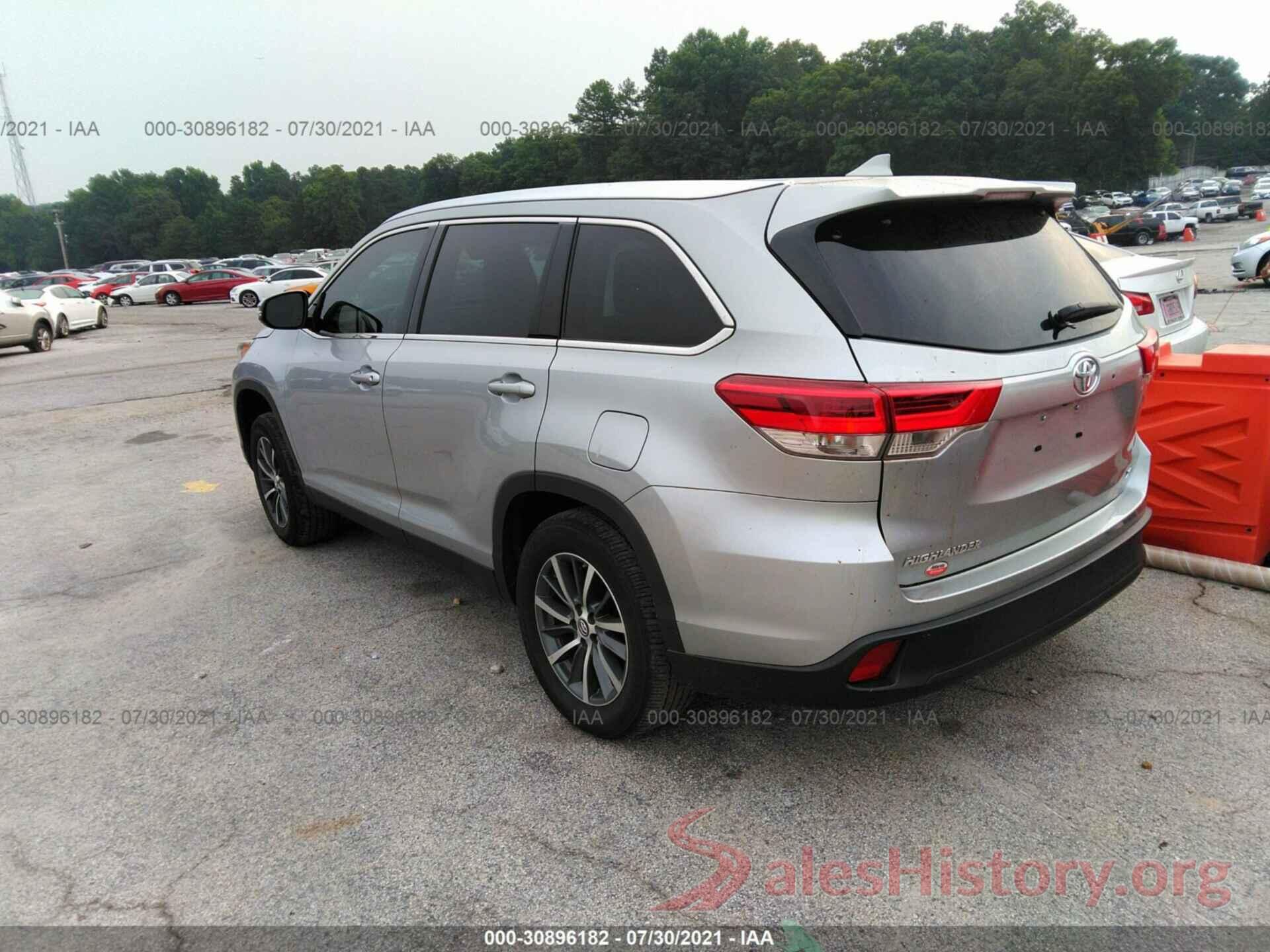 5TDKZRFH2KS573367 2019 TOYOTA HIGHLANDER