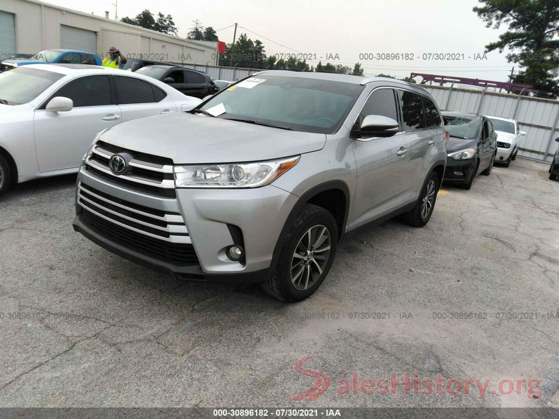 5TDKZRFH2KS573367 2019 TOYOTA HIGHLANDER