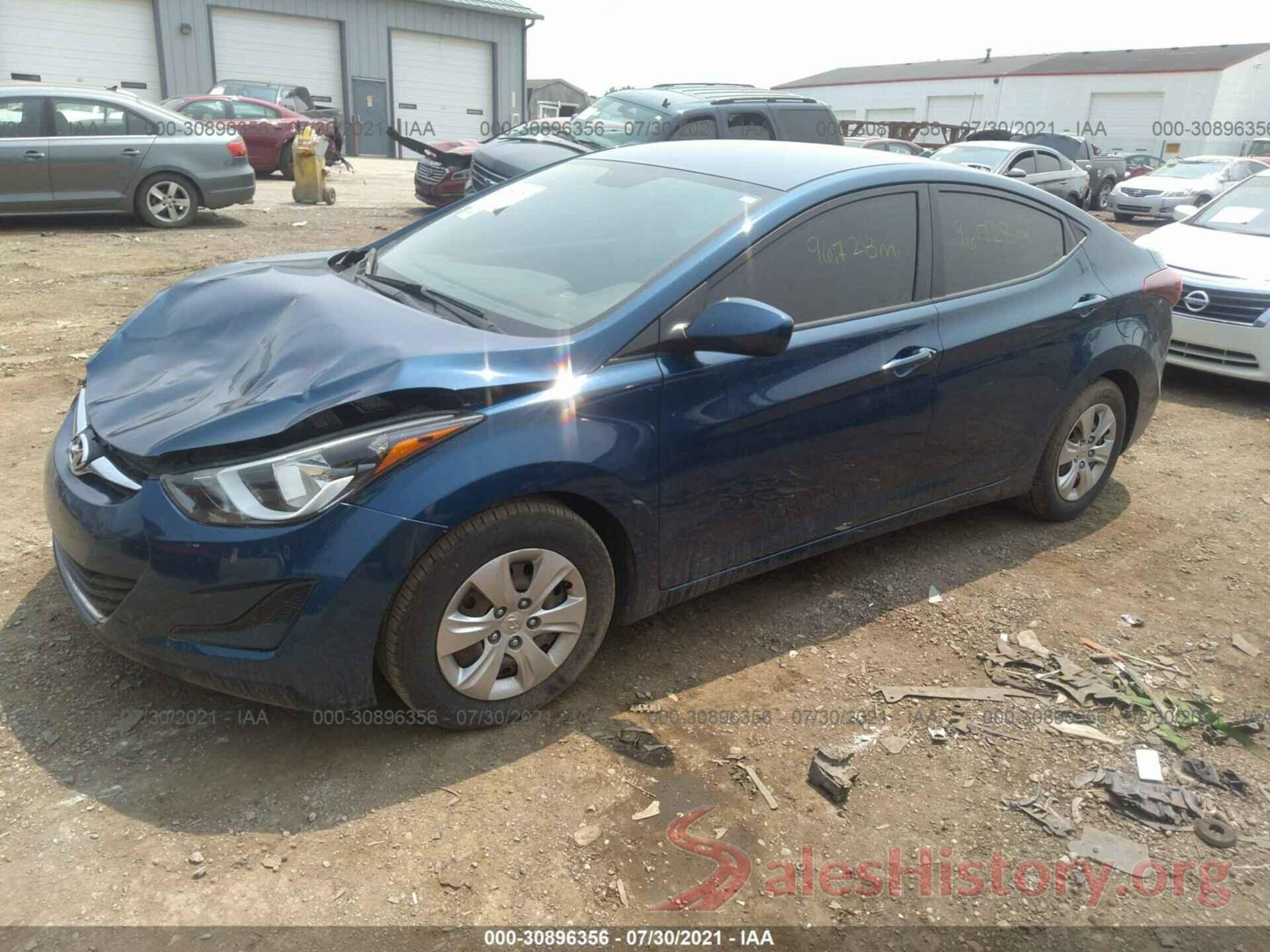 KMHDH4AE0GU514747 2016 HYUNDAI ELANTRA