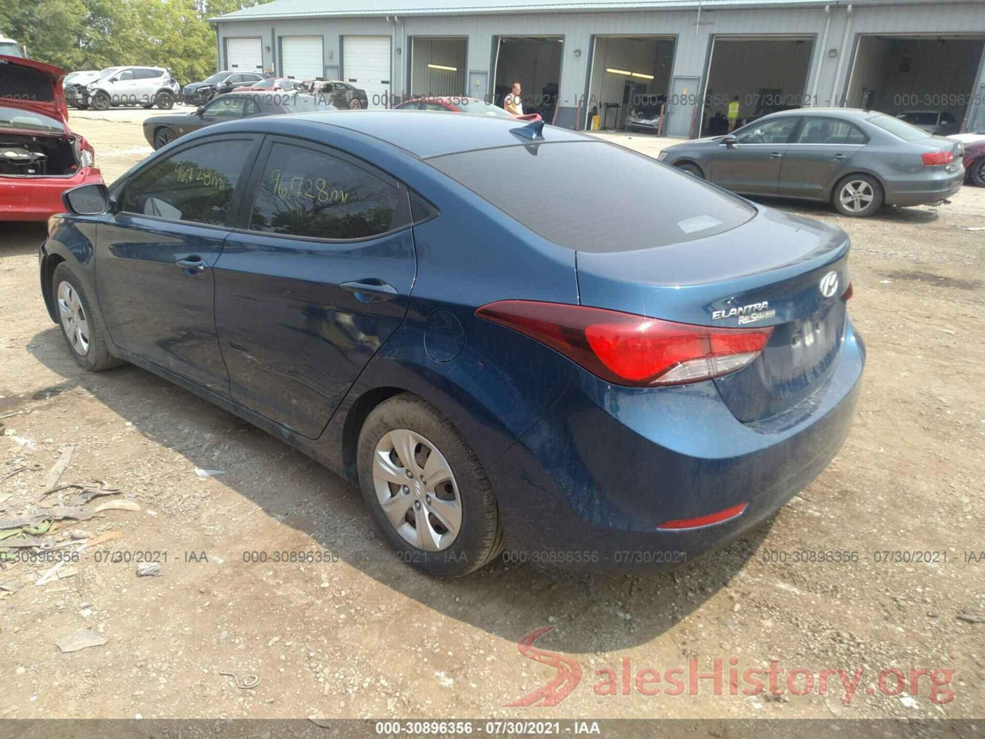 KMHDH4AE0GU514747 2016 HYUNDAI ELANTRA