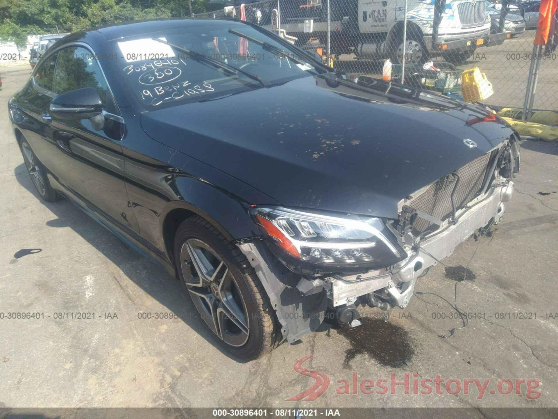 WDDWJ8EB2KF929838 2019 MERCEDES-BENZ C-CLASS