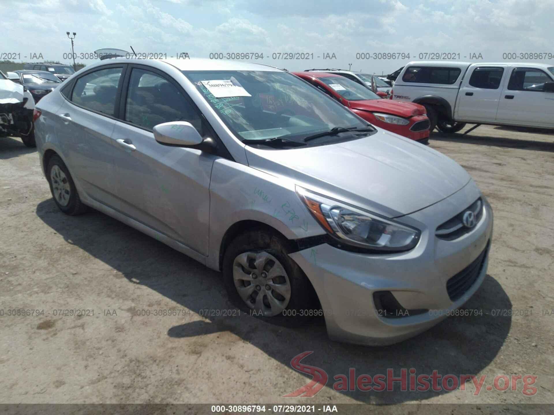 KMHCT4AE3GU119259 2016 HYUNDAI ACCENT