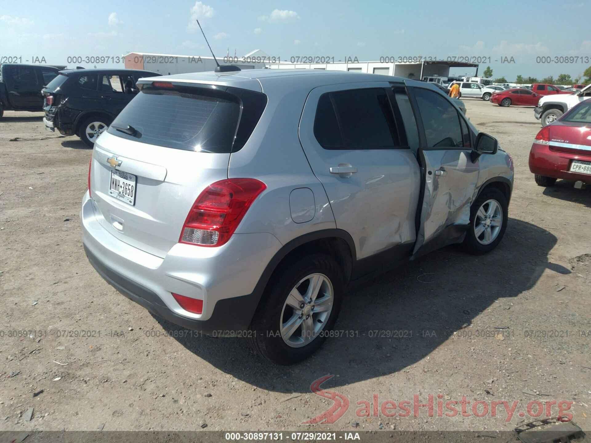 3GNCJKSB7KL390158 2019 CHEVROLET TRAX