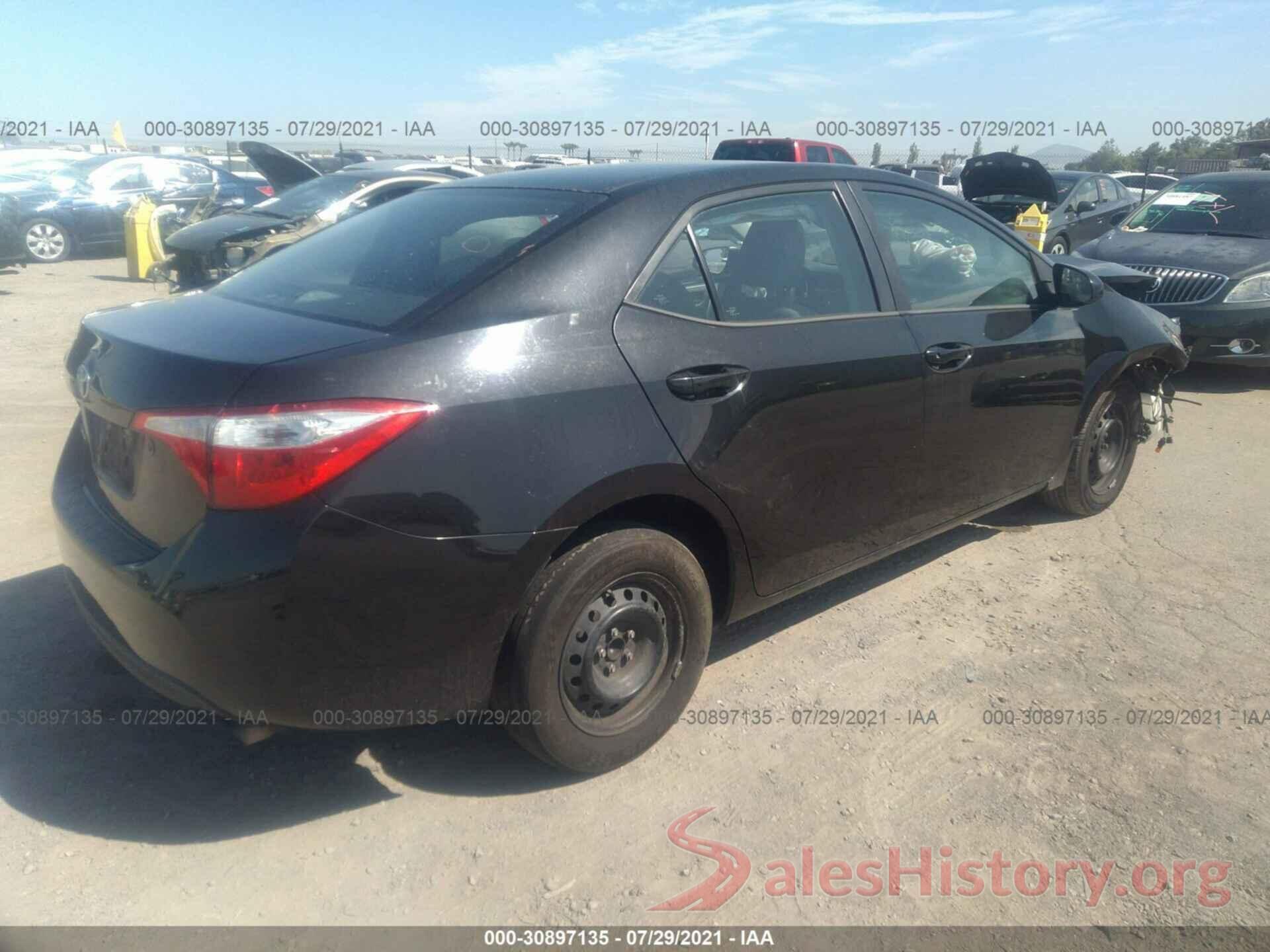 5YFBURHE7GP433462 2016 TOYOTA COROLLA