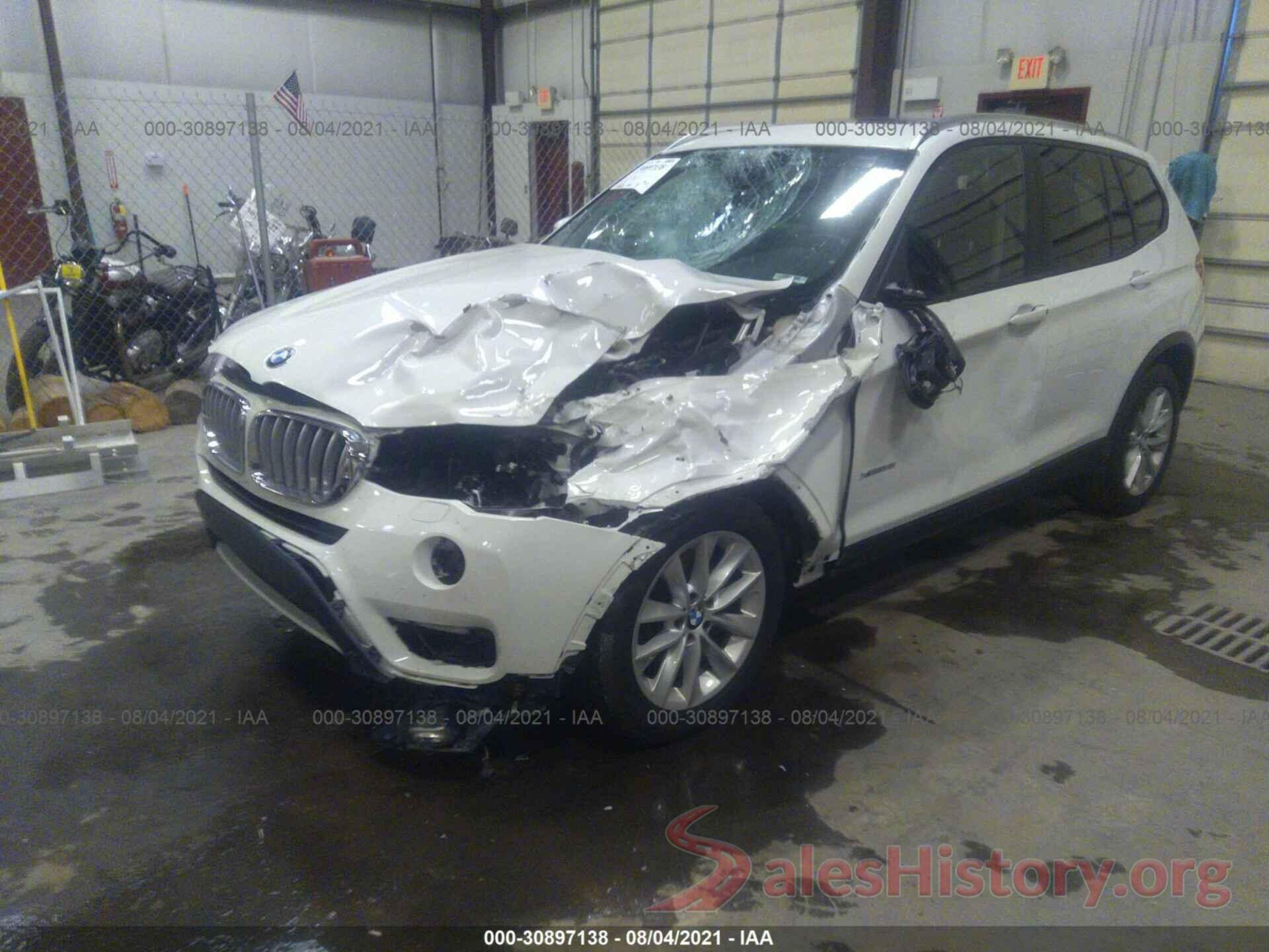 5UXWX9C31H0W78699 2017 BMW X3