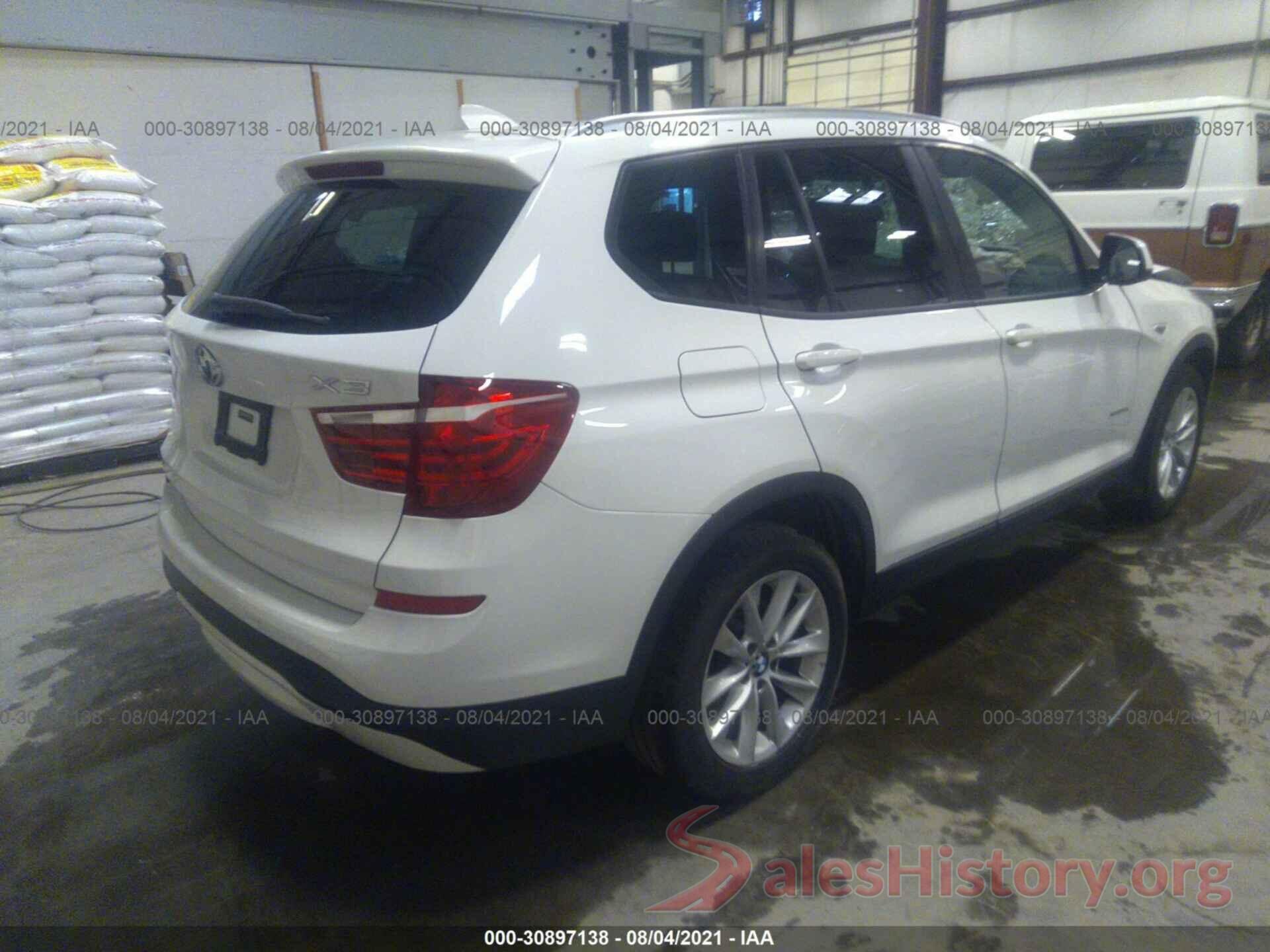 5UXWX9C31H0W78699 2017 BMW X3