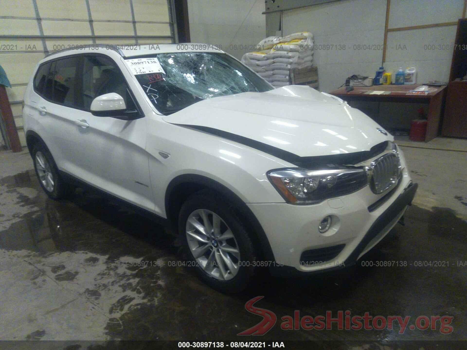 5UXWX9C31H0W78699 2017 BMW X3