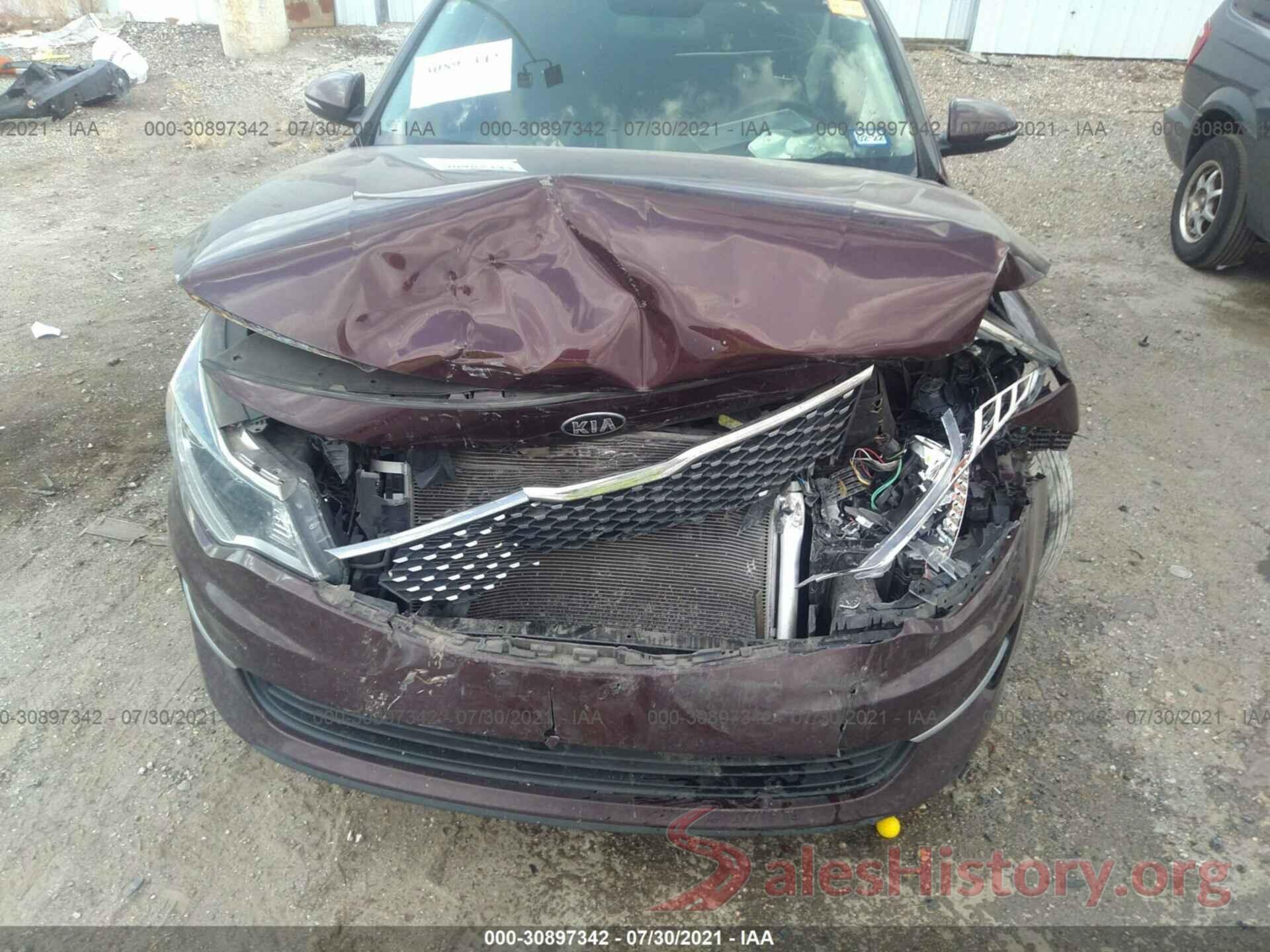 5XXGU4L35JG210996 2018 KIA OPTIMA