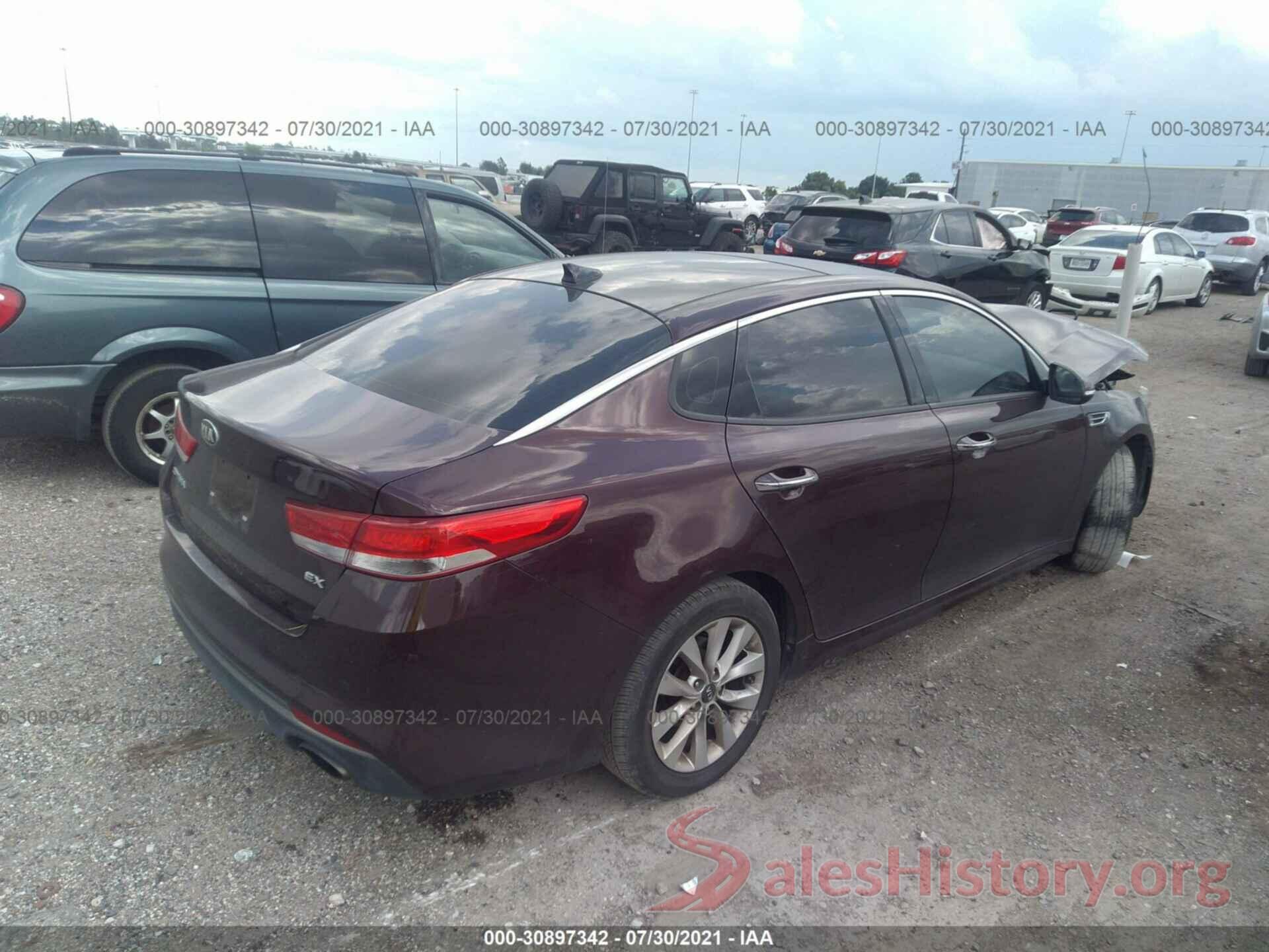 5XXGU4L35JG210996 2018 KIA OPTIMA