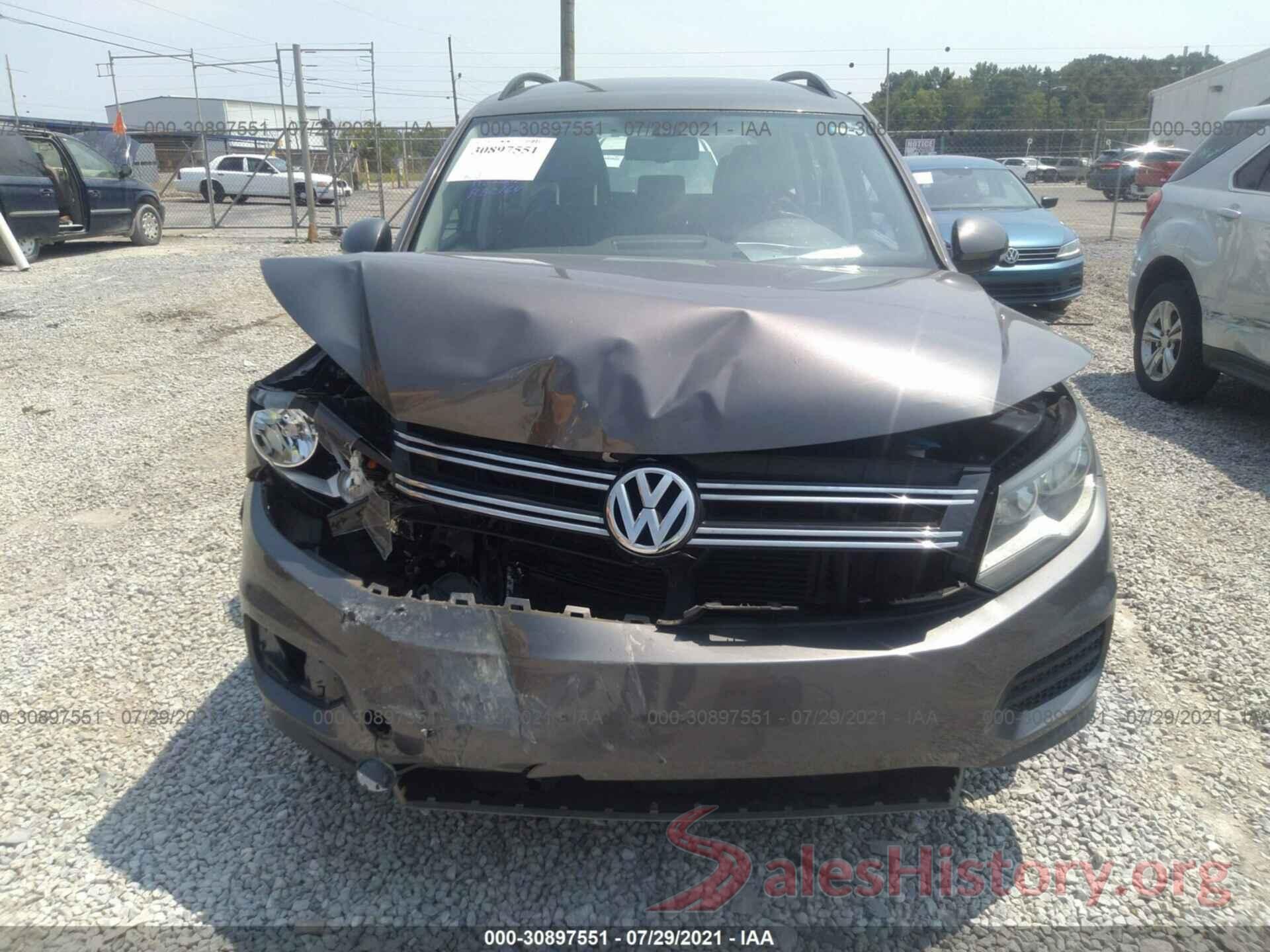 WVGBV7AX4GW505489 2016 VOLKSWAGEN TIGUAN