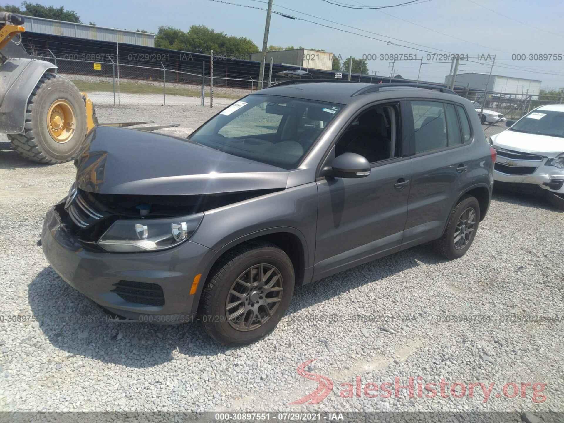 WVGBV7AX4GW505489 2016 VOLKSWAGEN TIGUAN