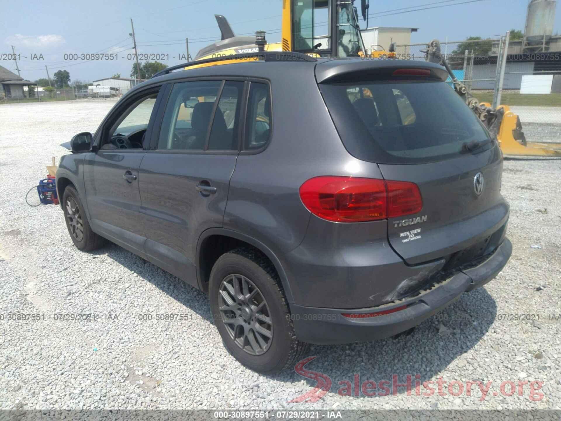 WVGBV7AX4GW505489 2016 VOLKSWAGEN TIGUAN