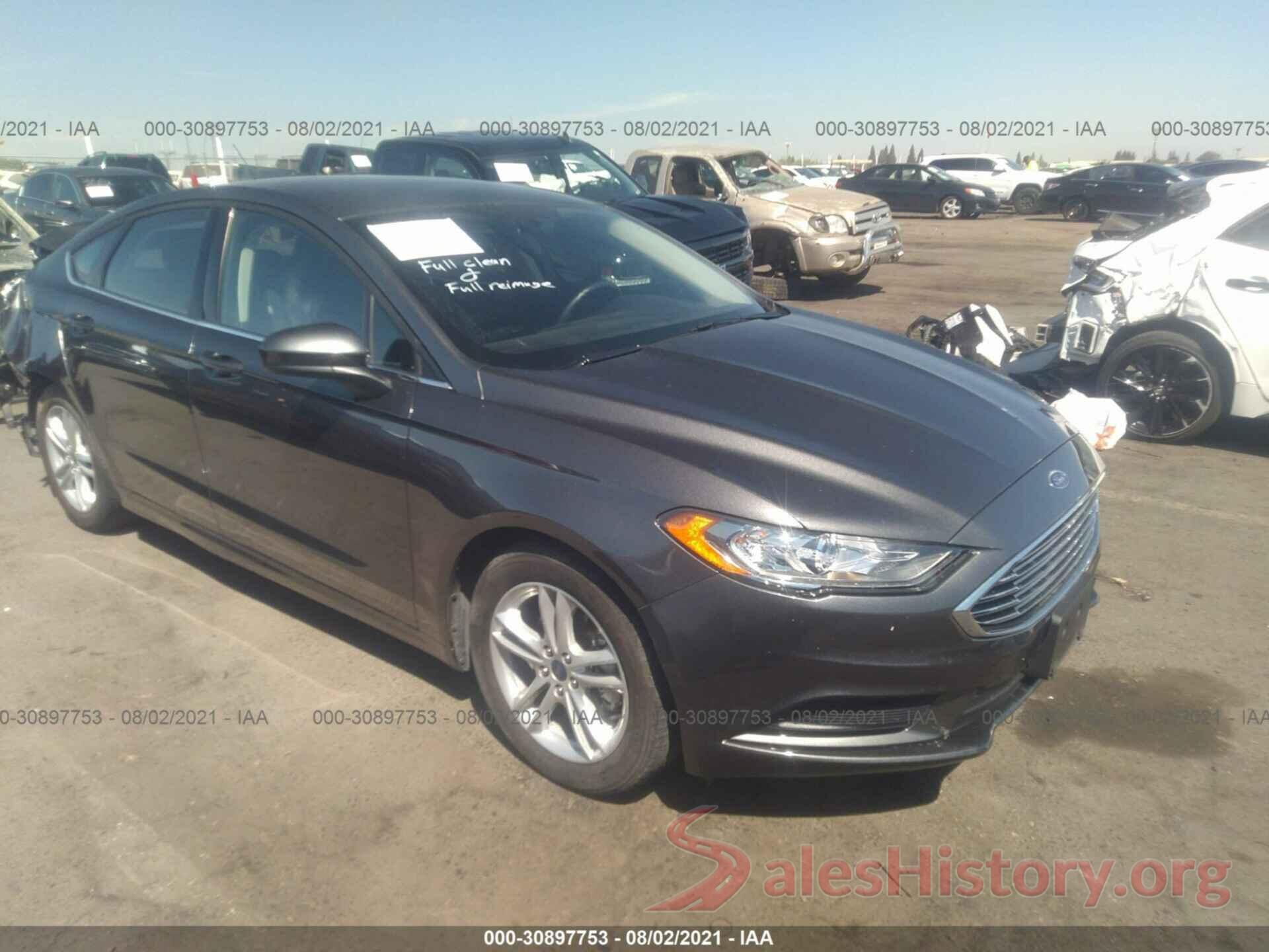 3FA6P0HD9JR167963 2018 FORD FUSION