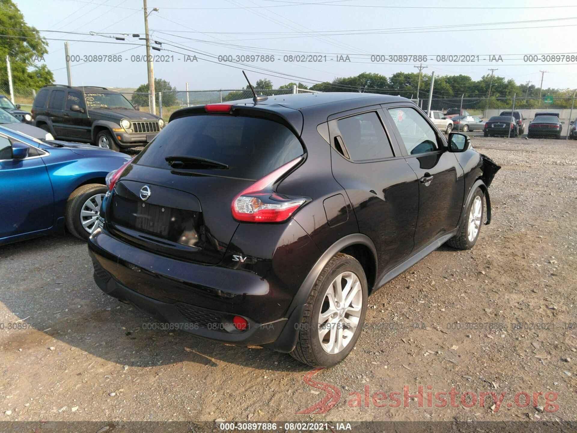 JN8AF5MR0GT601592 2016 NISSAN JUKE