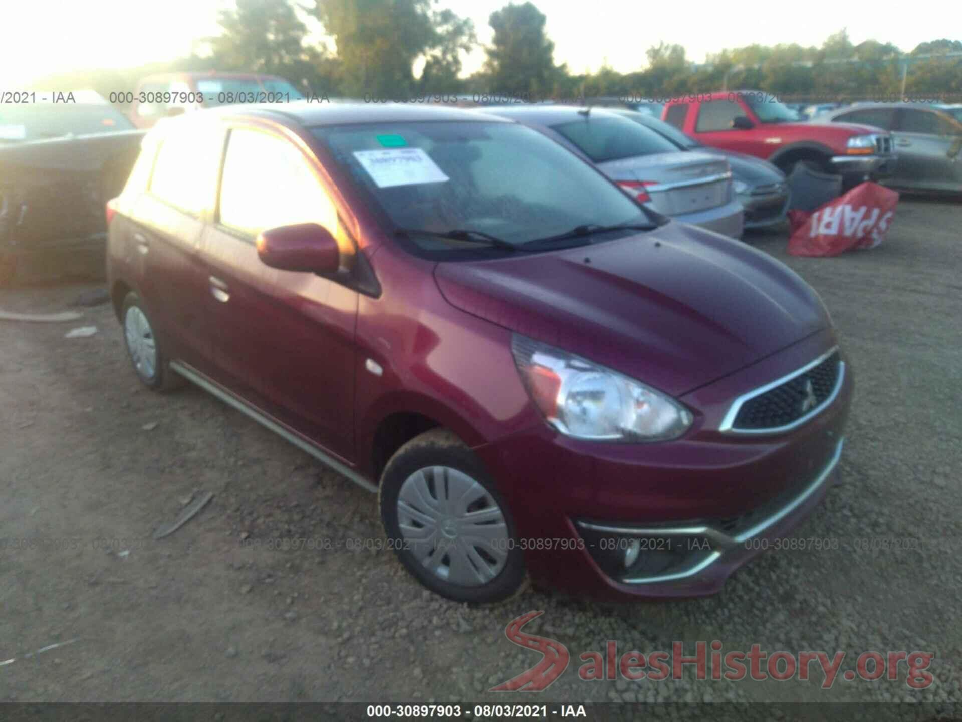 ML32A3HJ7JH008302 2018 MITSUBISHI MIRAGE