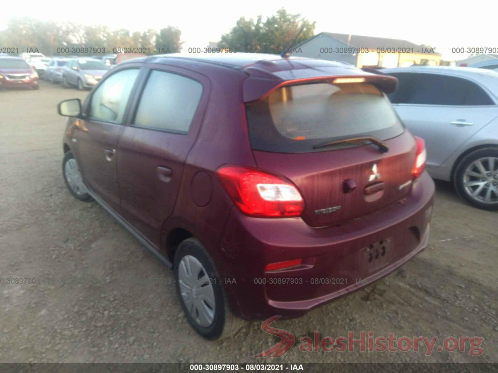 ML32A3HJ7JH008302 2018 MITSUBISHI MIRAGE