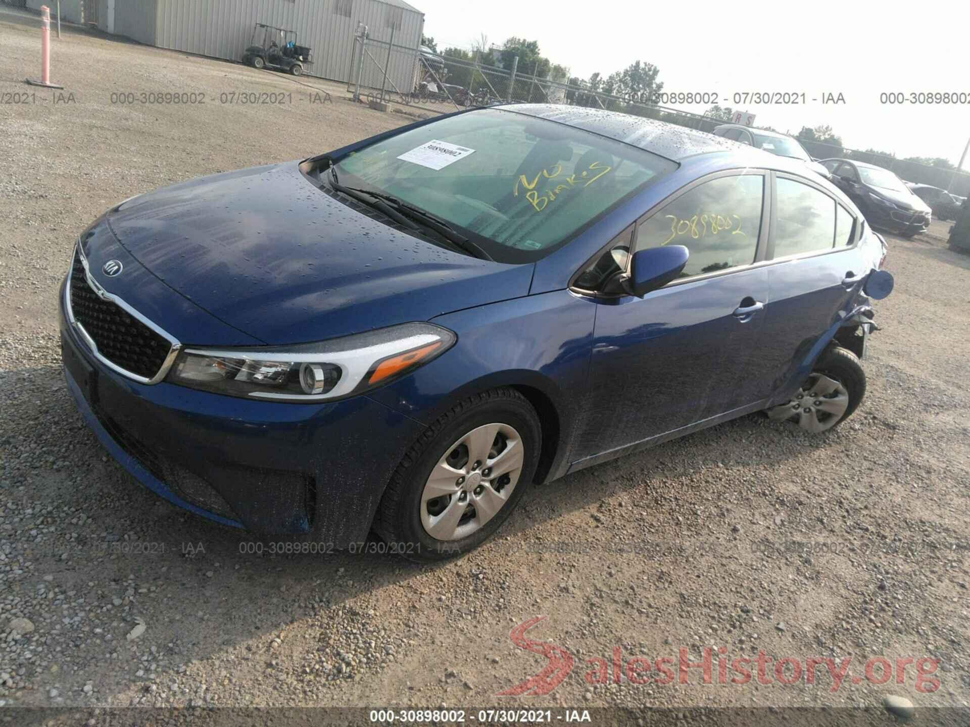 3KPFK4A7XJE230385 2018 KIA FORTE