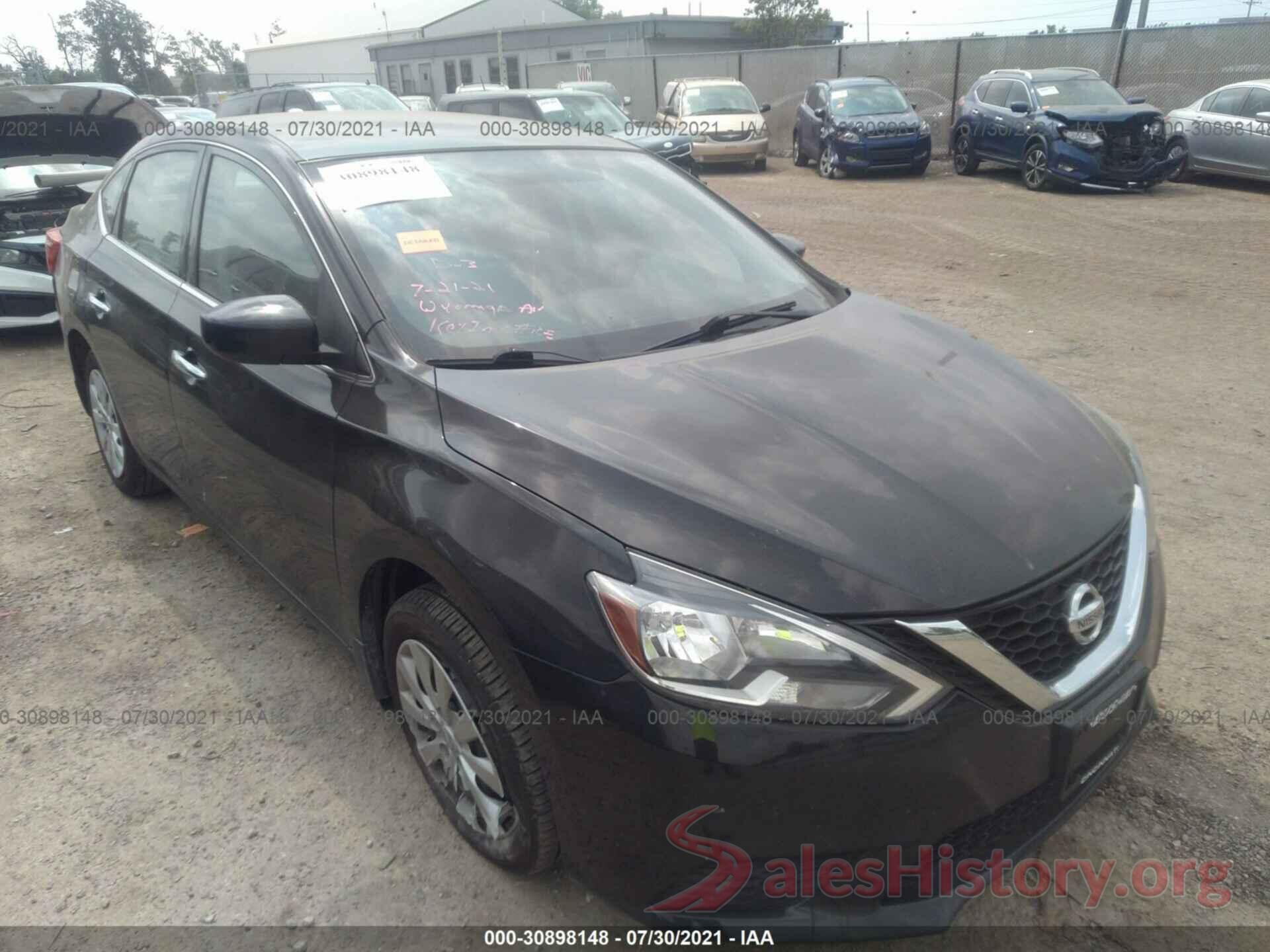 3N1AB7AP0GY312261 2016 NISSAN SENTRA