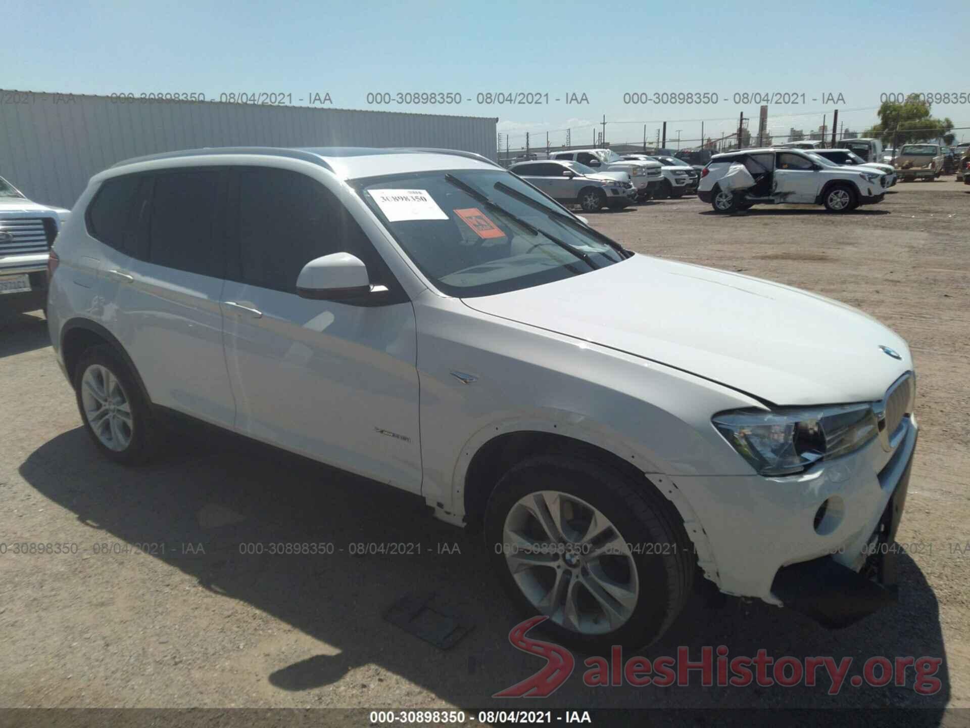 5UXWX7C34H0W39481 2017 BMW X3