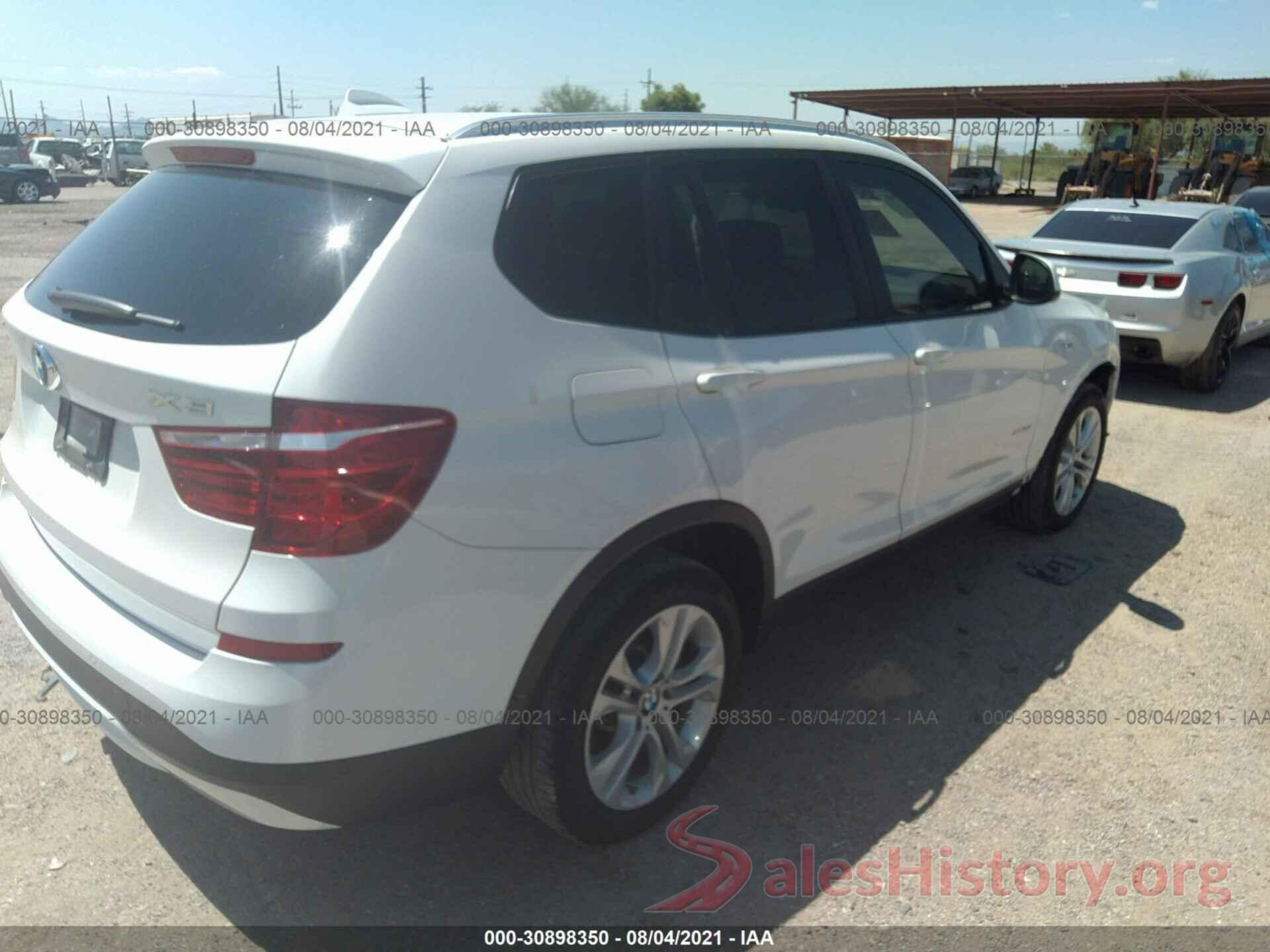 5UXWX7C34H0W39481 2017 BMW X3