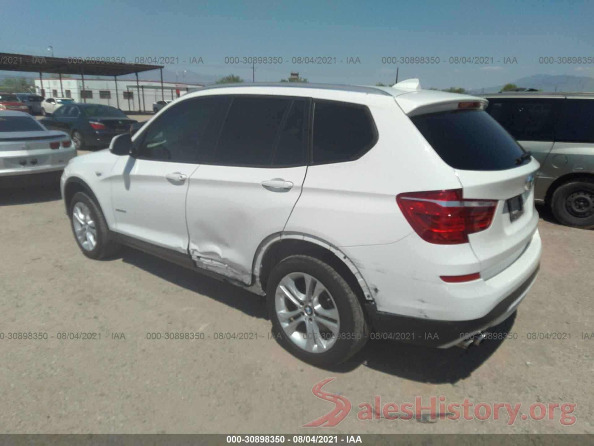 5UXWX7C34H0W39481 2017 BMW X3