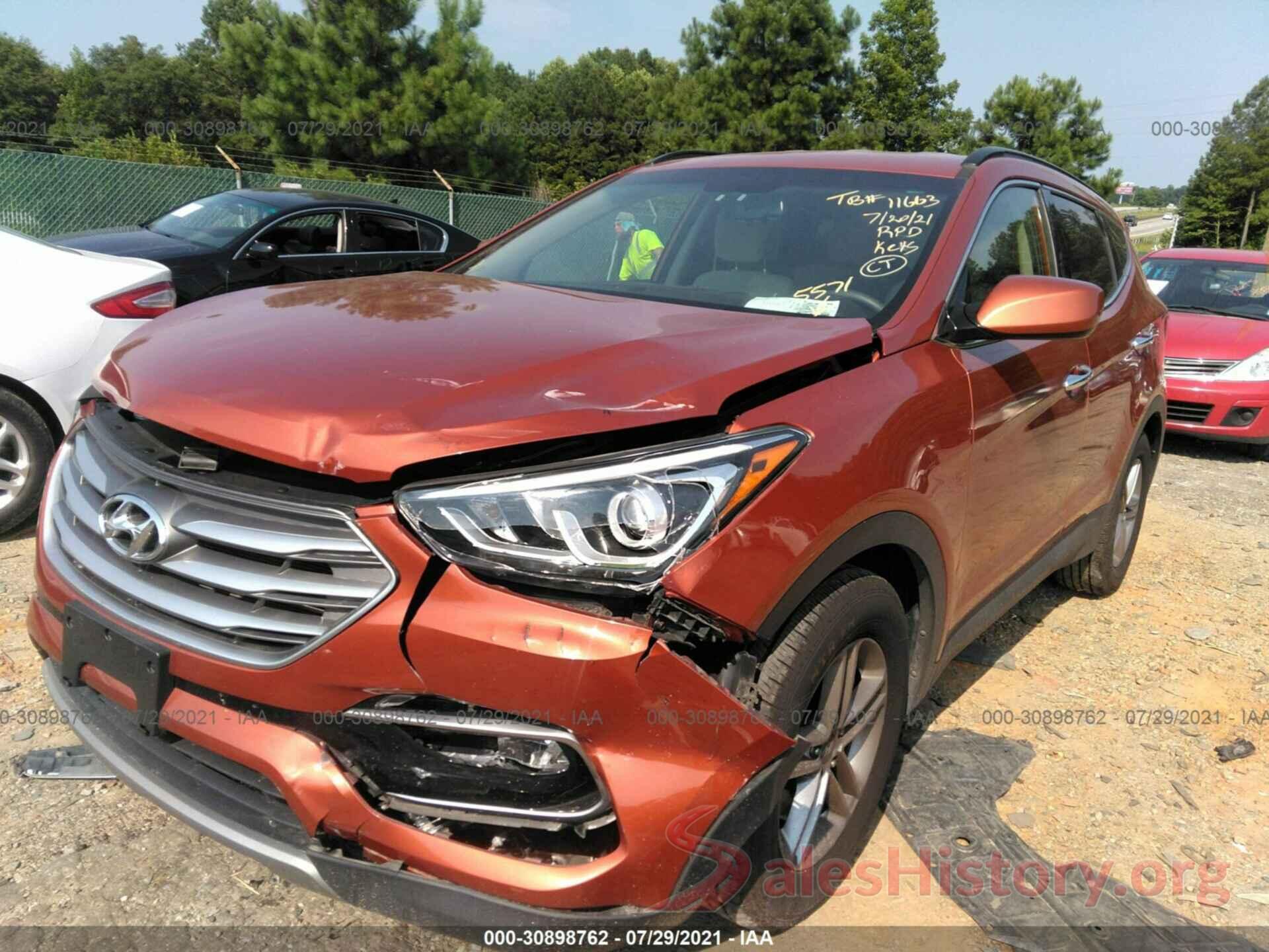 5XYZU3LB7HG425571 2017 HYUNDAI SANTA FE SPORT