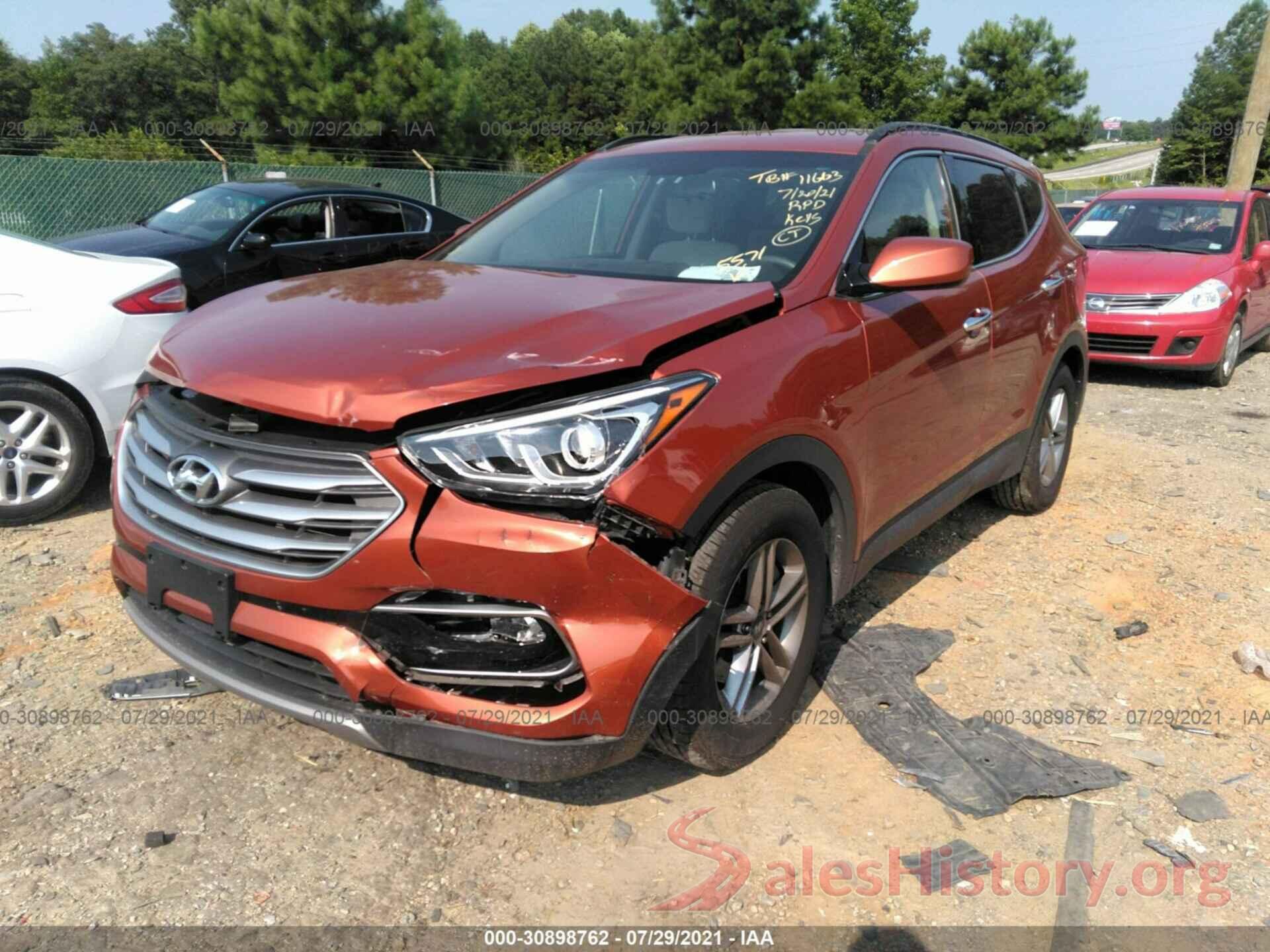 5XYZU3LB7HG425571 2017 HYUNDAI SANTA FE SPORT