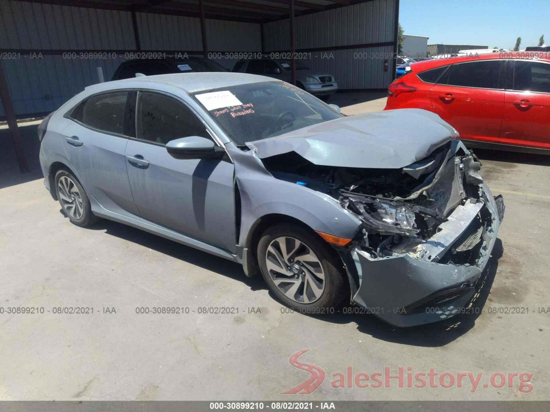 SHHFK7G21JU228563 2018 HONDA CIVIC HATCHBACK